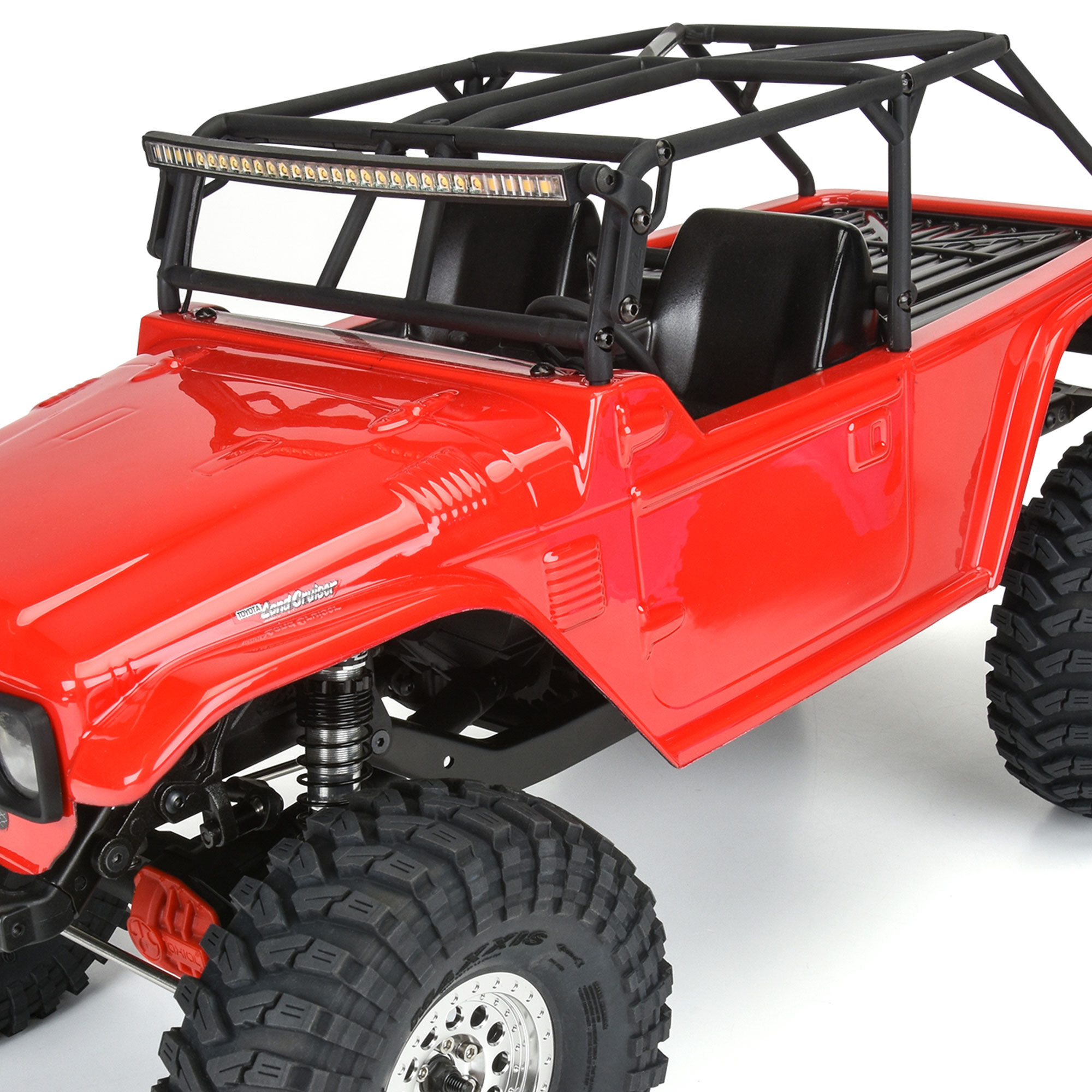 Pro-Line Racing 1/10 1979 Toyota Land Cruiser FJ40 Clear Body/Cage 12.3" WB Crawlers