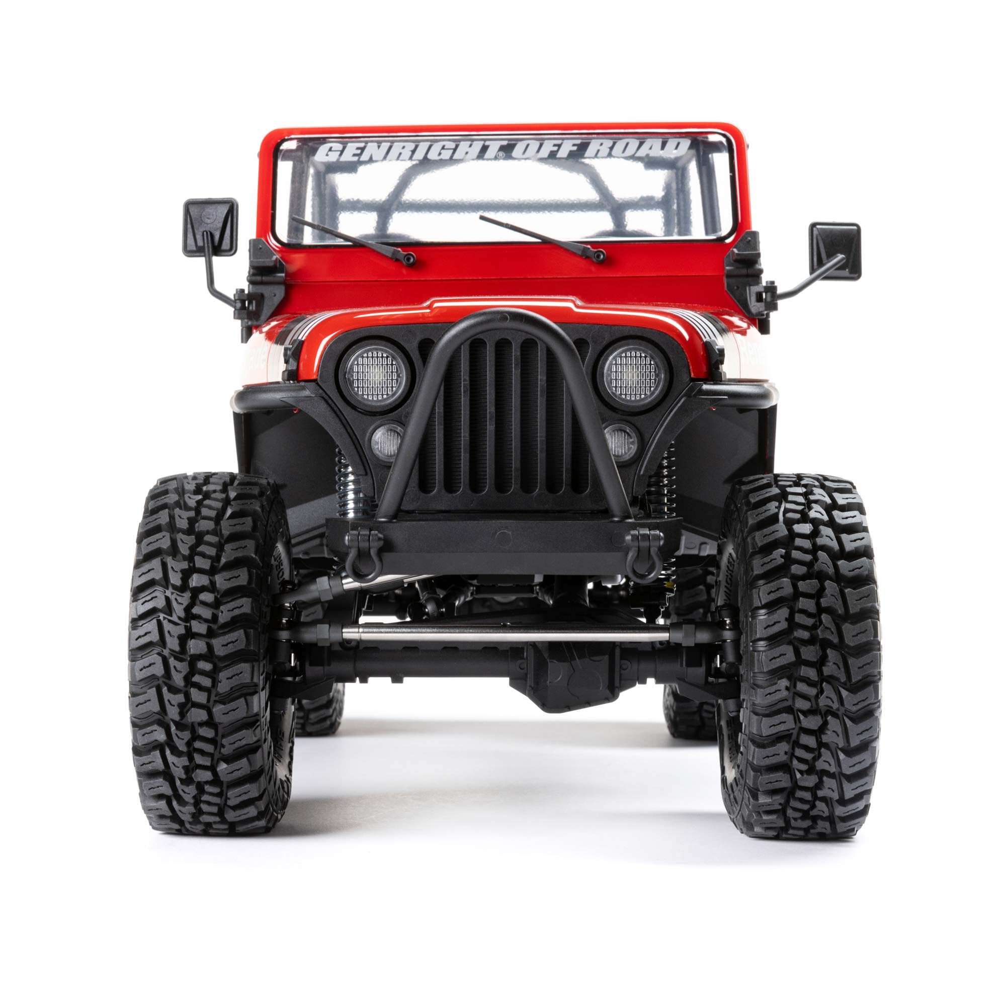 Axial 1/10 SCX10 III Jeep CJ-7 4X4 RTR Brushed Rock Crawler, Red