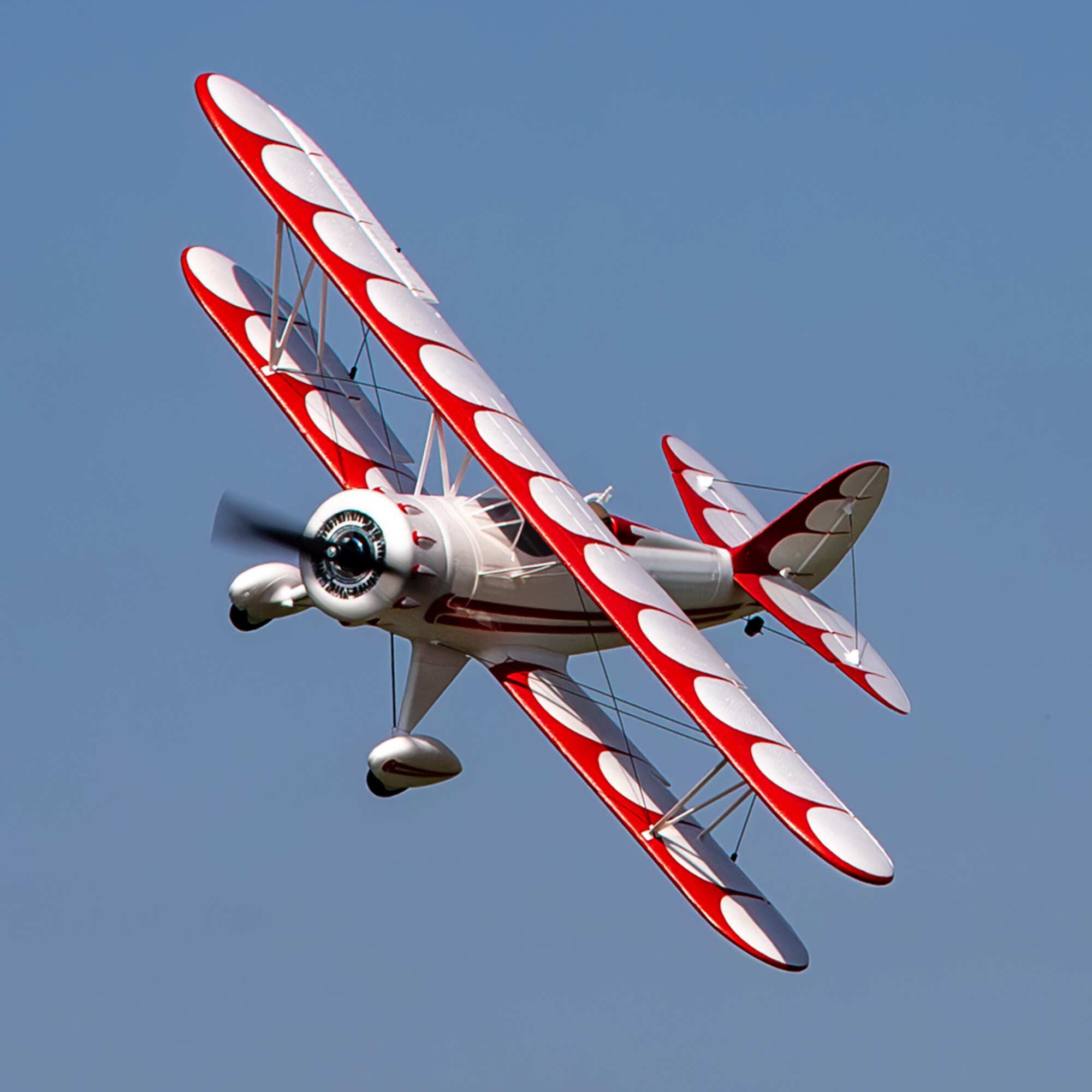 E-flite UMX WACO BNF Basic with AS3X and SAFE Select, White