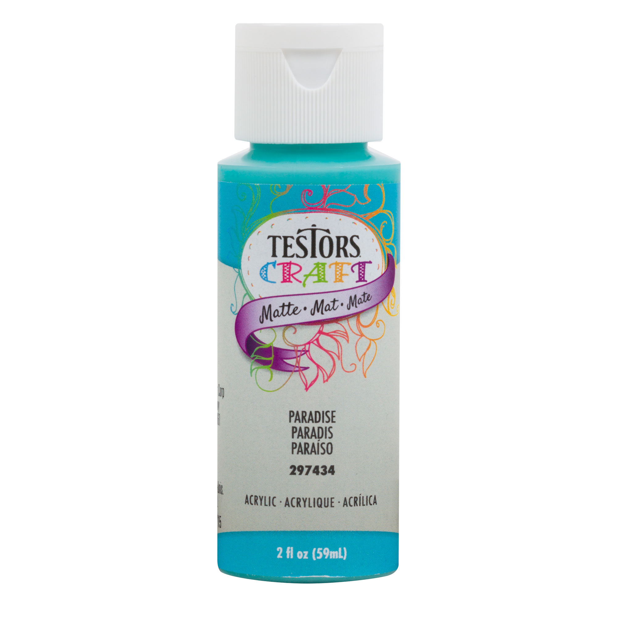 Testor Corp. Testors 2oz Acrylic Craft Paint, Satin Paradise
