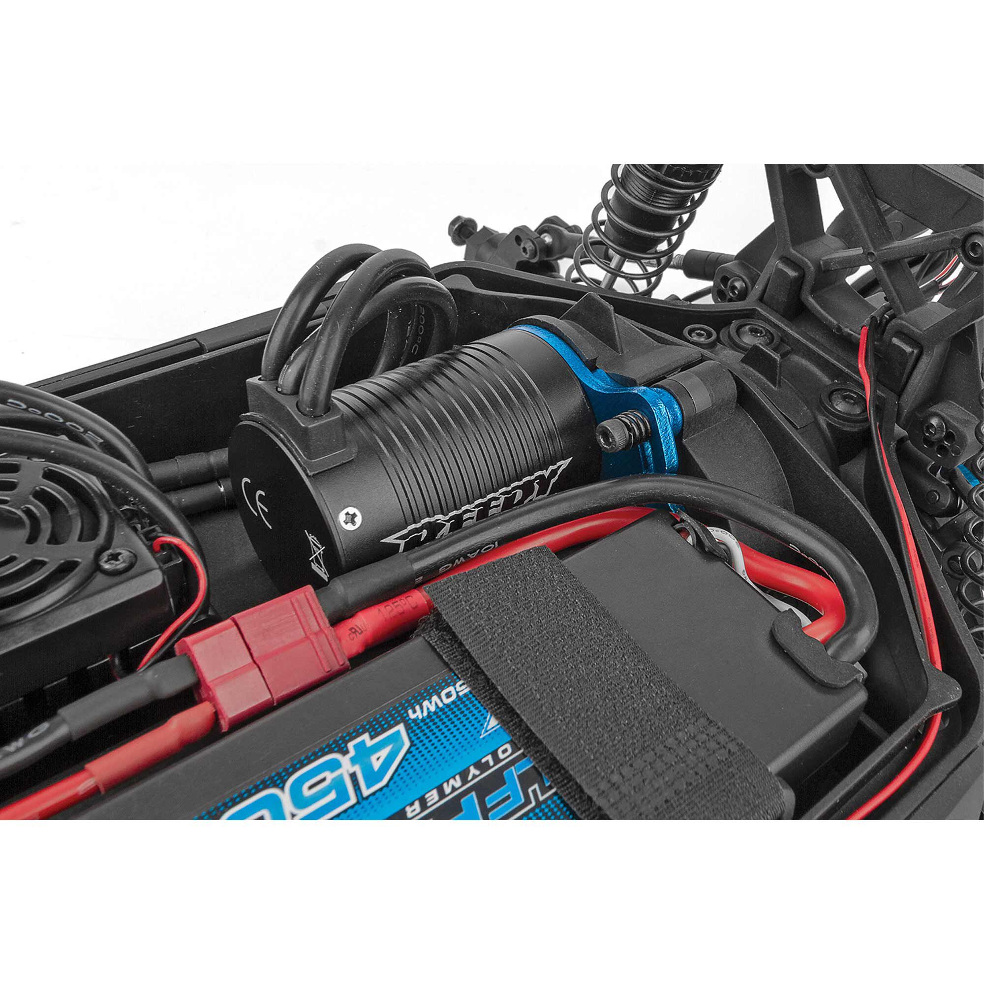 Team Associated 1/10 Rival MT10 4WD Brushless RTR V2, 3S LiPo Combo