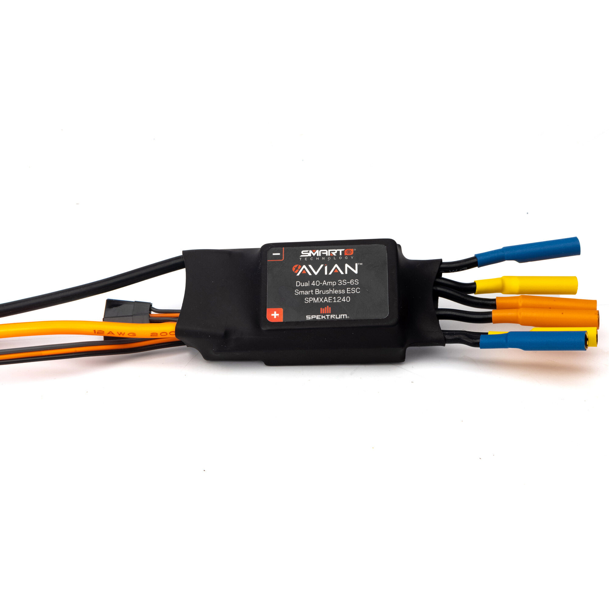 Spektrum Accessories Avian Dual 40-Amp Brushless Smart ESC, 3S - 6S
