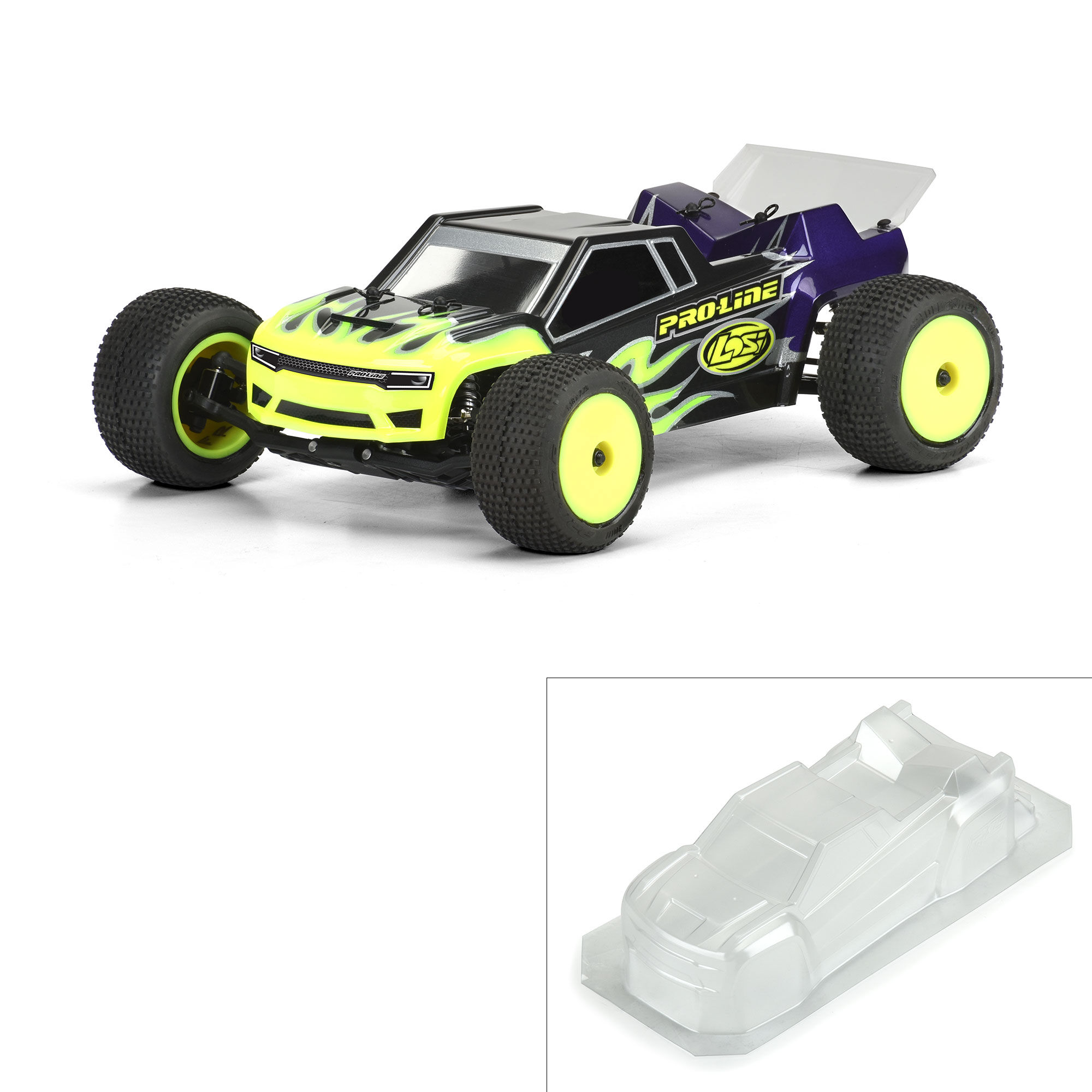 Pro-Line Racing 1/18 Axis ST Clear Body: Losi Mini-T