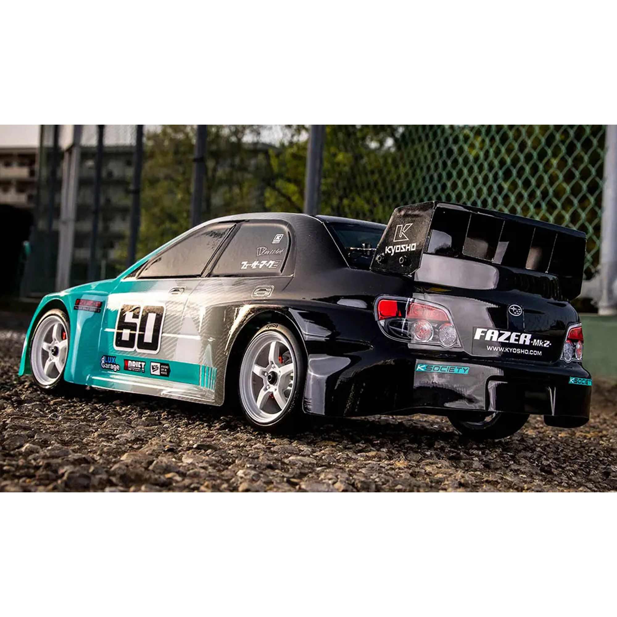 Kyosho 1/10 2006 Subaru Impreza Fazer Mk2 4x4 On-Road Touring RTR, Turquoise