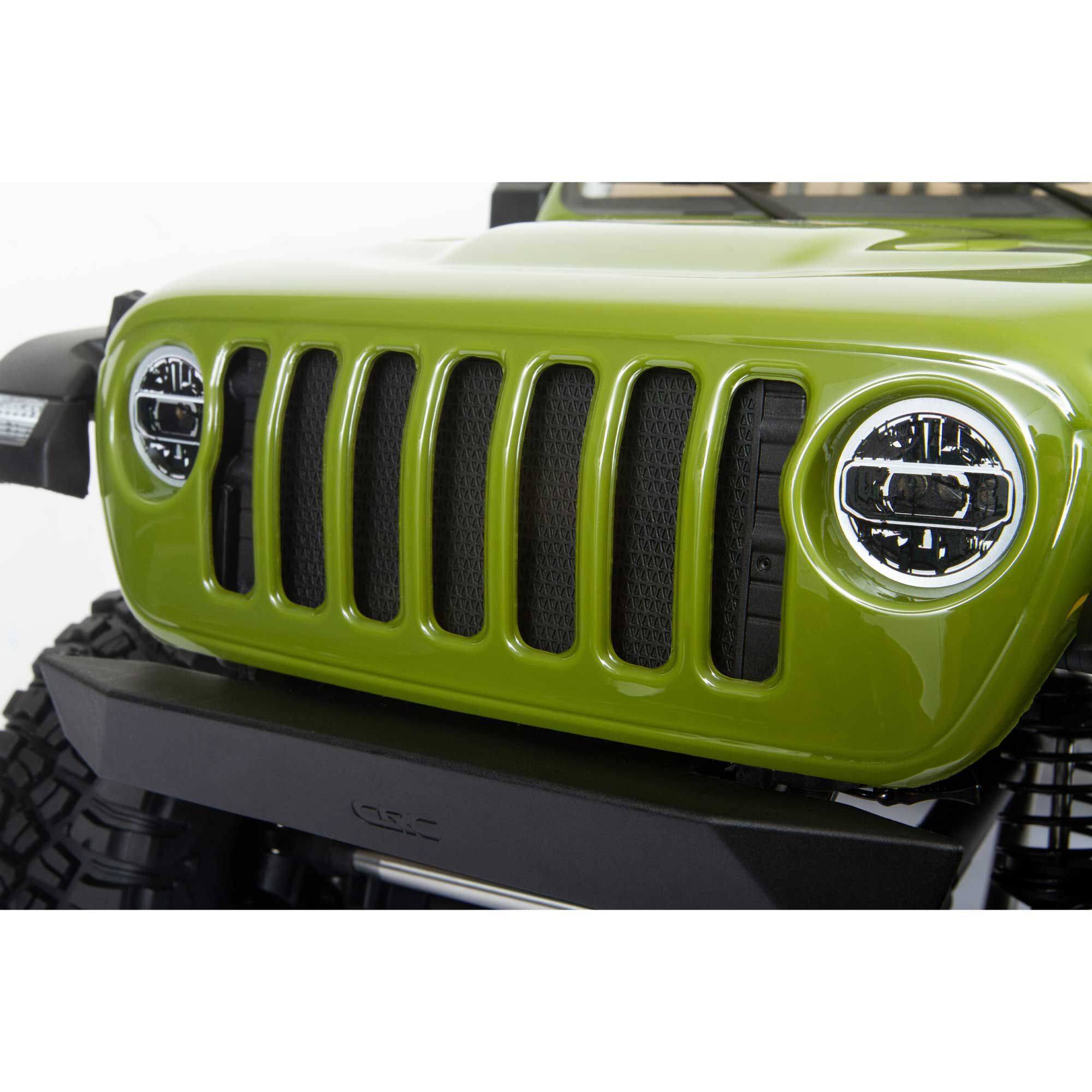 Axial 1/6 SCX6 Jeep JLU Wrangler 4X4 RTR Brushed Rock Crawler, Green