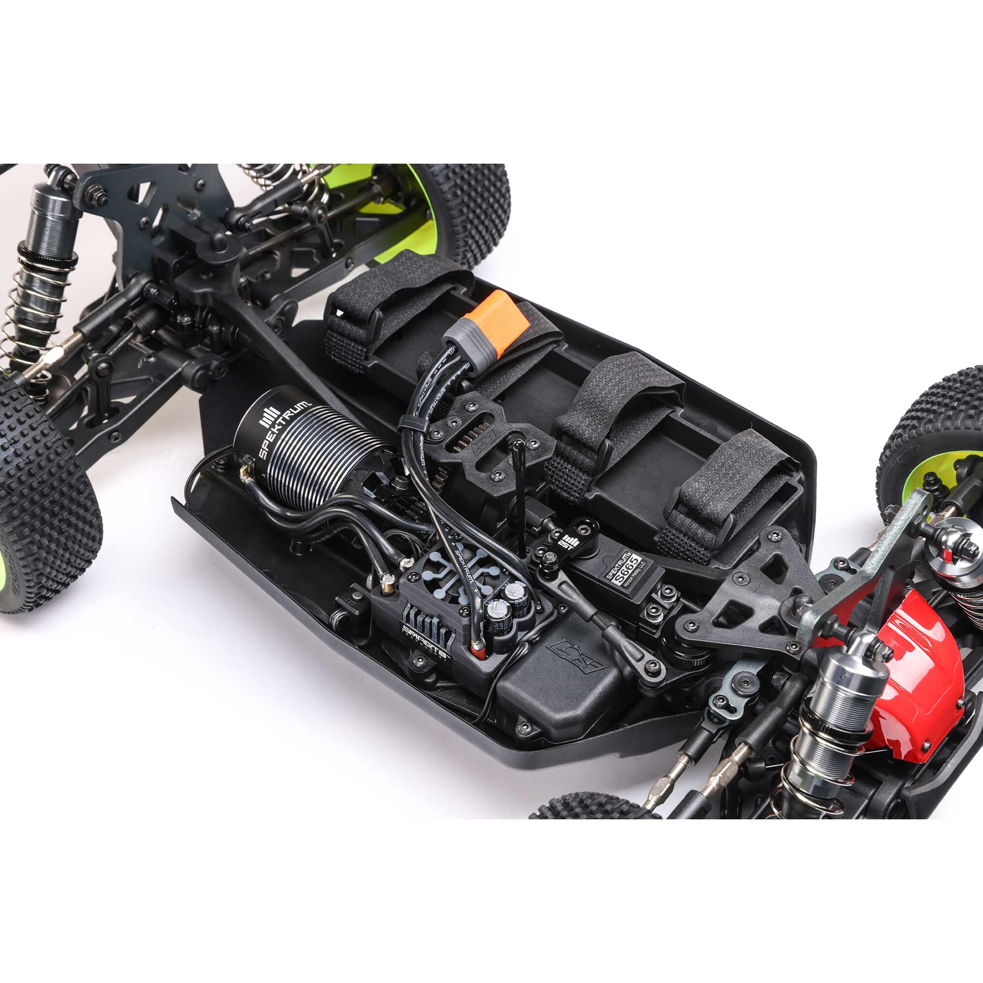 Losi 1/8 8IGHT-XE 4S 4X4 RTR Brushless Race Buggy, Clear