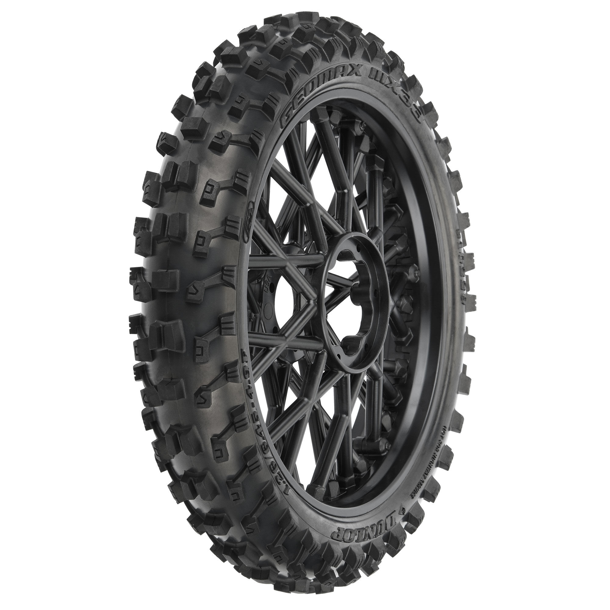 Pro-Line Racing 1/4 Dunlop Geomax MX33 CR4 Front Tire MTD Black: Promoto-MX