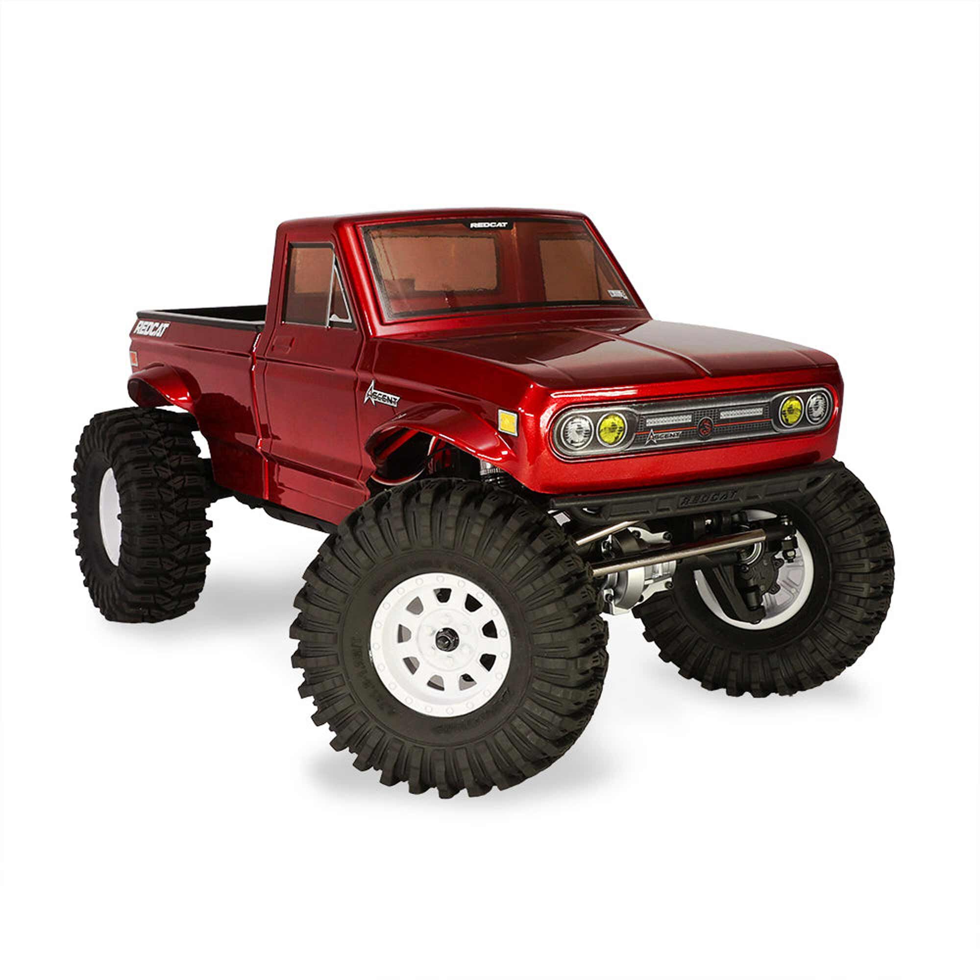 Redcat Racing 1/10 Ascent LCG One-Piece Body Rock Crawler RTR, Red
