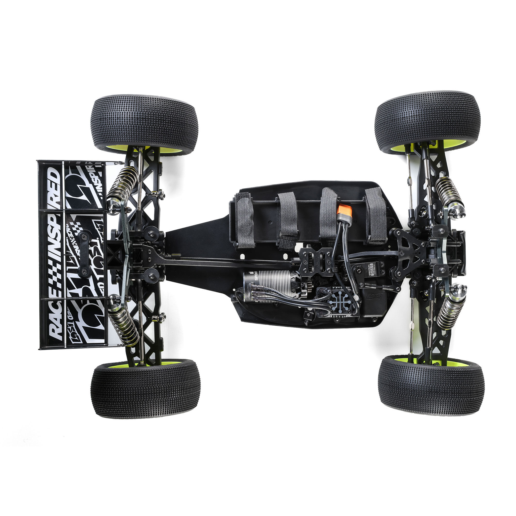 Losi 1/8 8IGHT-XTE 4S 4X4 RTR Brushless Race Truggy, Clear