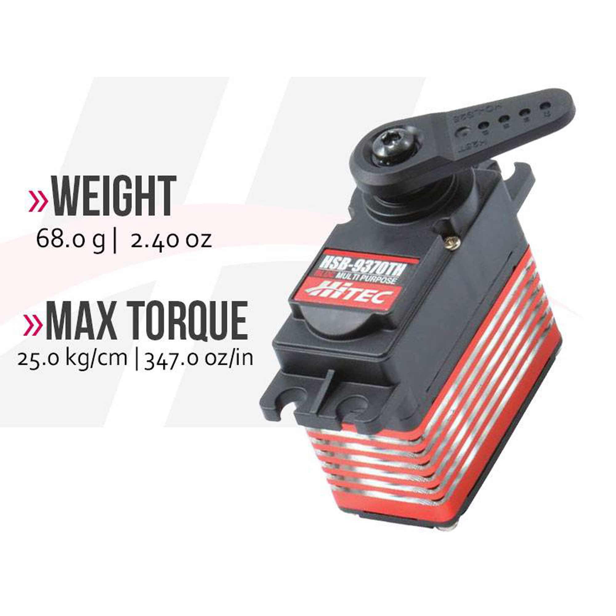Hitec RCD Inc. HSB-9370TH Brushless Titanium Gear Servo