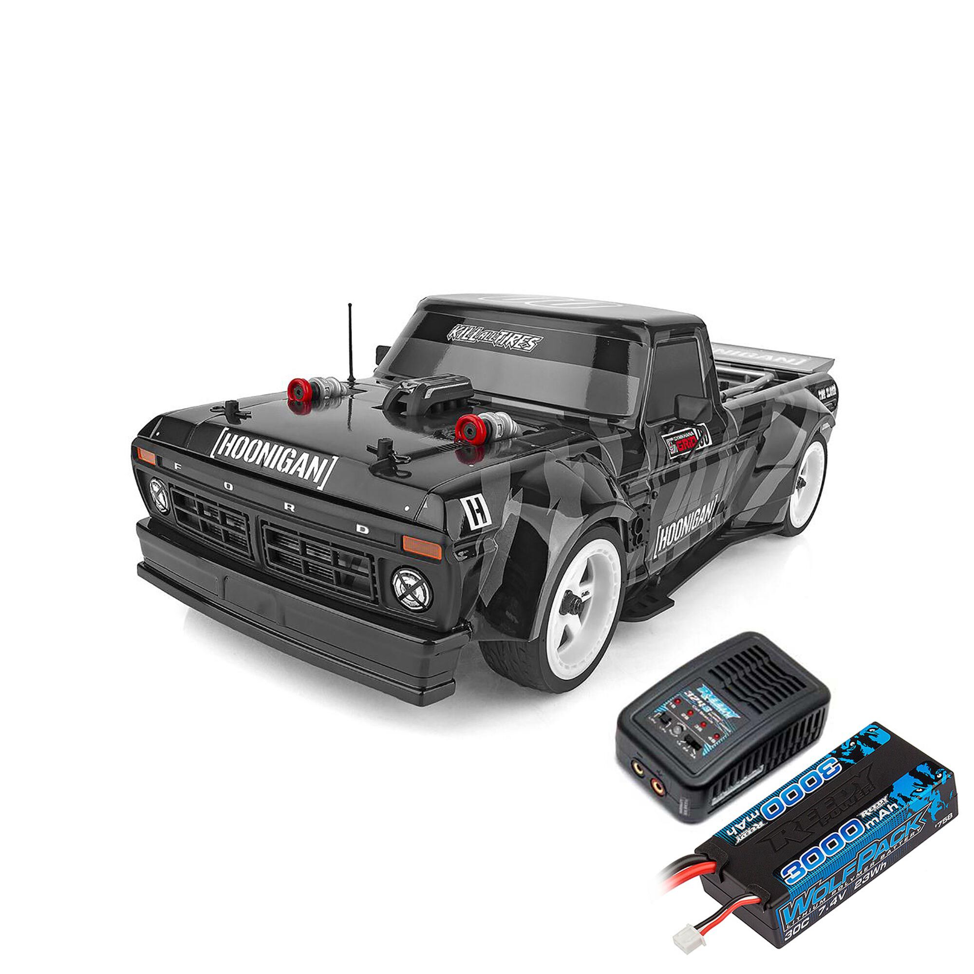 Team Associated 1/10 Apex2 Hoonitruck RTR, LiPo Combo