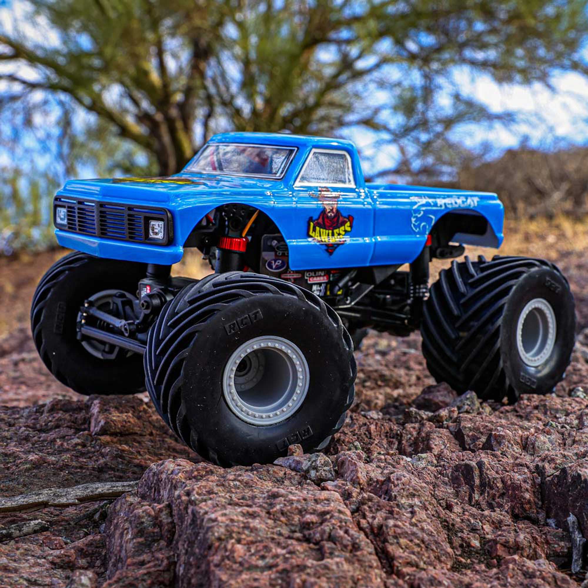Redcat Racing 1/18 MT-18 4x4 Monster Truck RTR, Blue