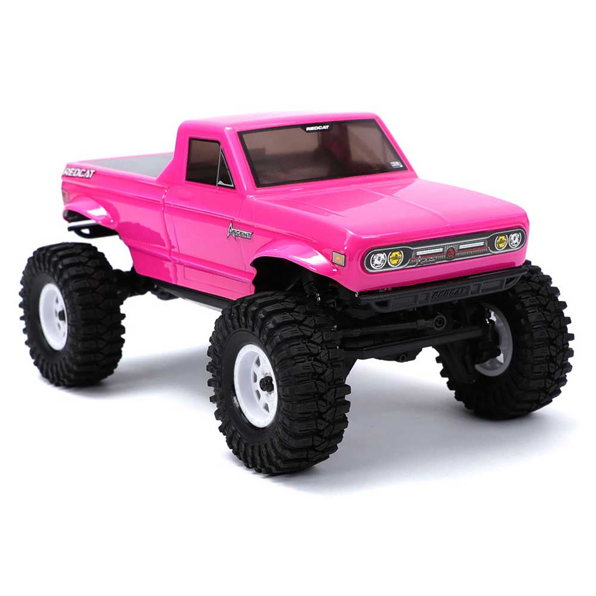 Redcat Racing 1/18 Ascent-18 4x4 Brushed Electric Rock Crawler RTR, Pink
