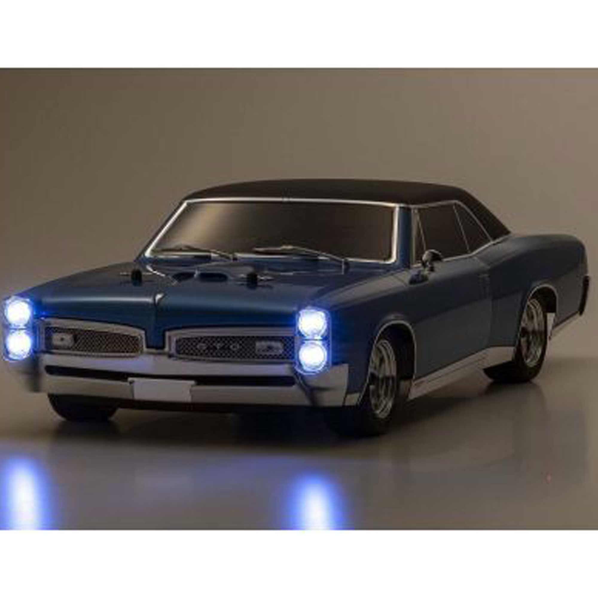 Kyosho 1/10 1967 Pontiac GTO Fazer Mk2 FZ02L Brushed 4x4 On-Road Touring RTR, Tyrol Blue