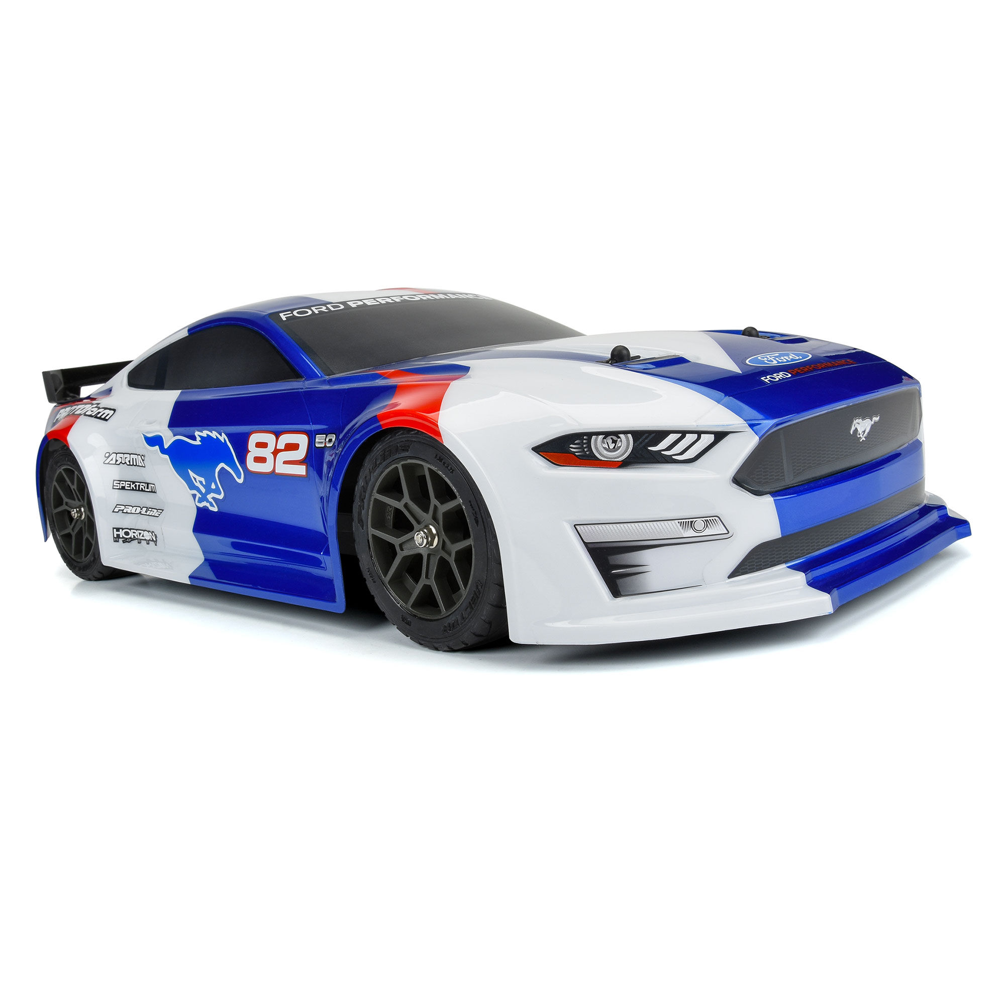 PROTOform 1/8 2021 Ford Mustang Painted Body (Blue): Vendetta & Infraction 3S