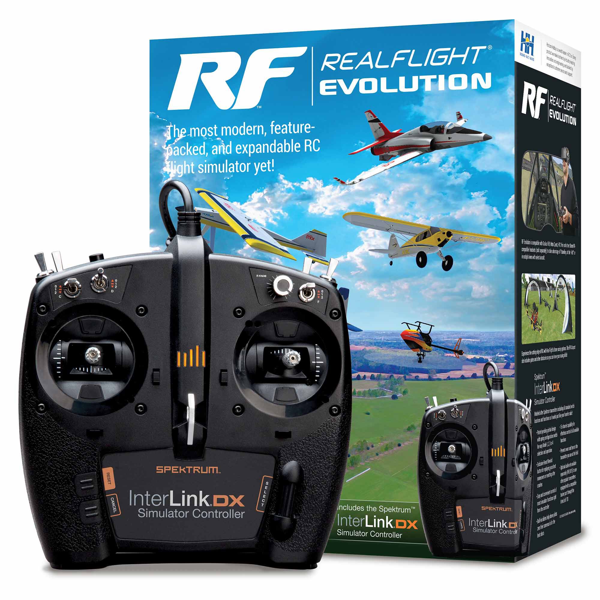 RealFlight RealFlight Evolution RC Flight Simulator with InterLink DX Controller