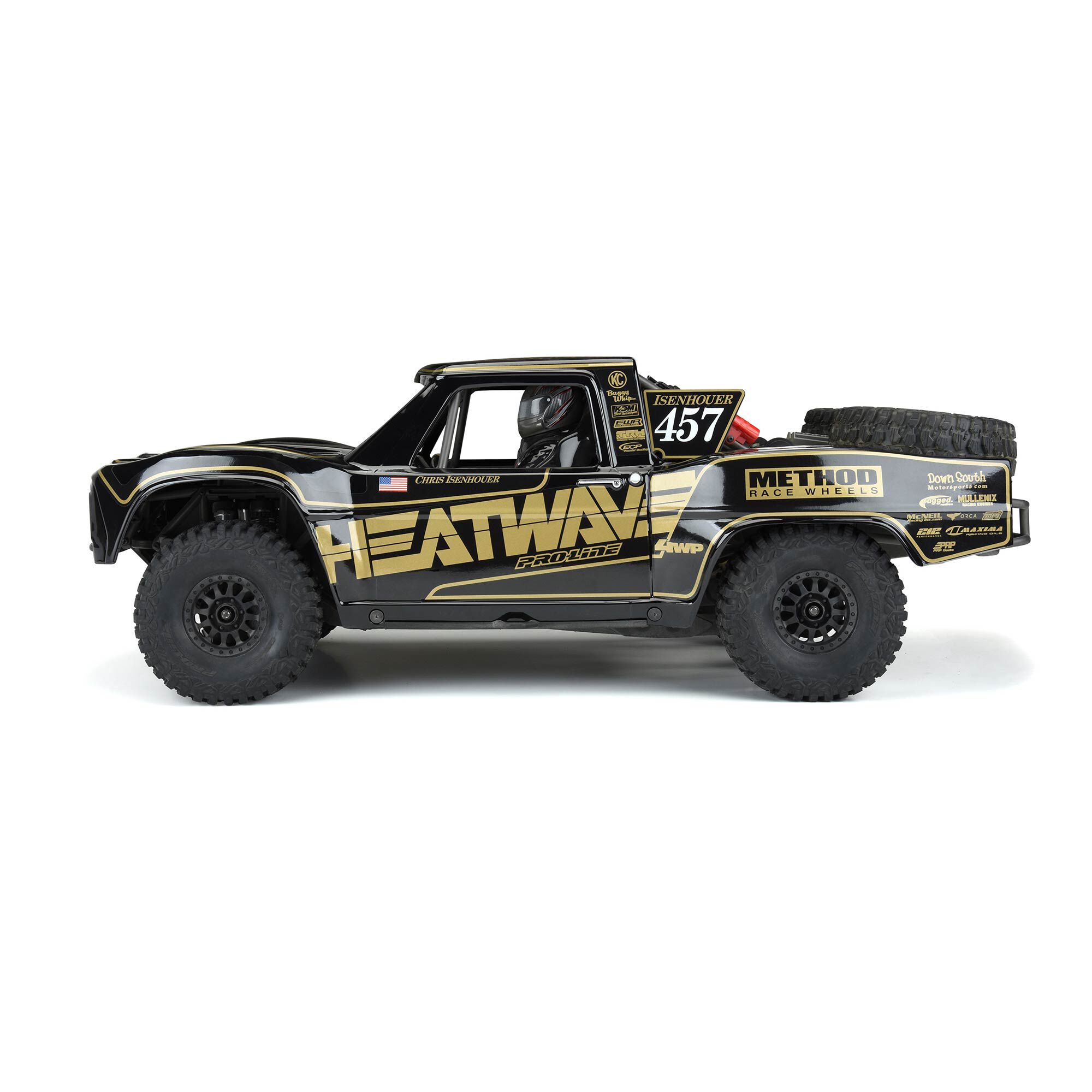 Pro-Line Racing 1/7 Pre-Cut 1967 Ford F-100 Heat Wave Black: Unlimited Desert Racer