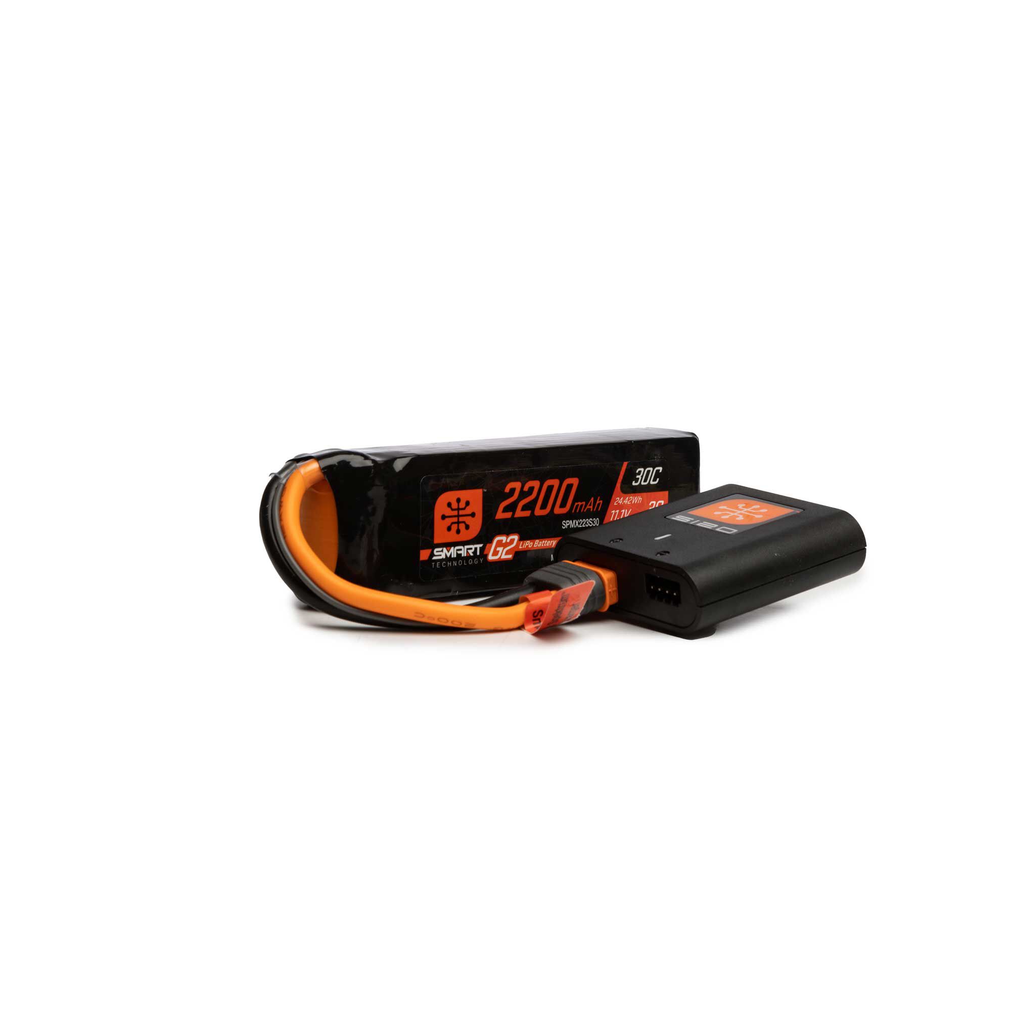 Spektrum Accessories Smart Powerstage Air Bundle: 2200mAh 3S G2 LiPo Battery / S120 Charger