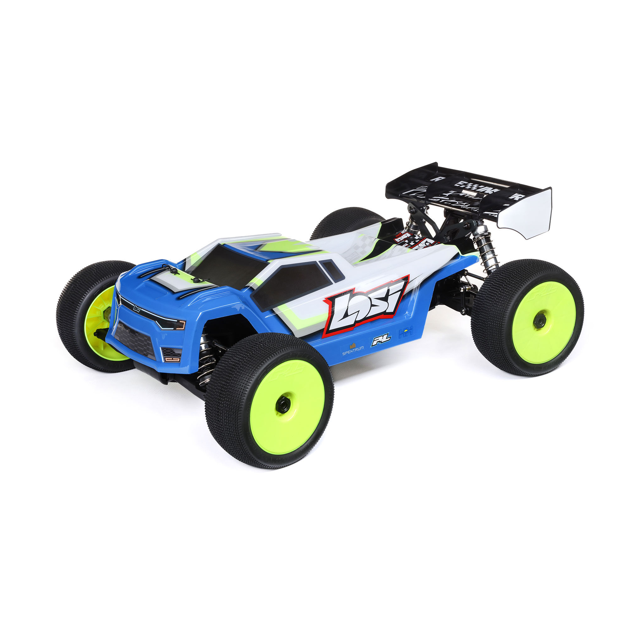 Losi 1/8 8IGHT-XTE 4S 4X4 RTR Brushless Race Truggy, Clear