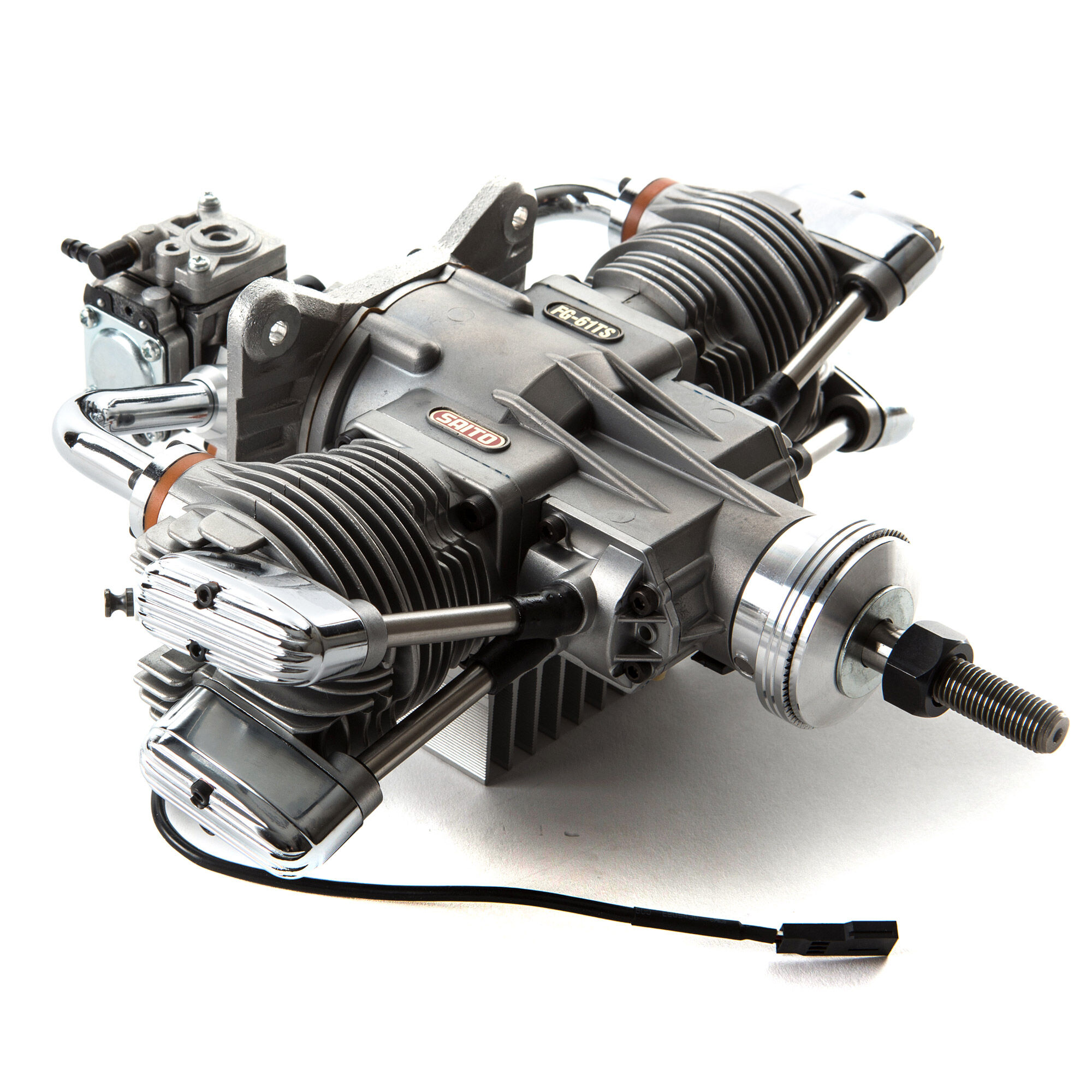 Saito Engines FG-61TS 61cc 4-Stroke Gas Twin Engine: CC