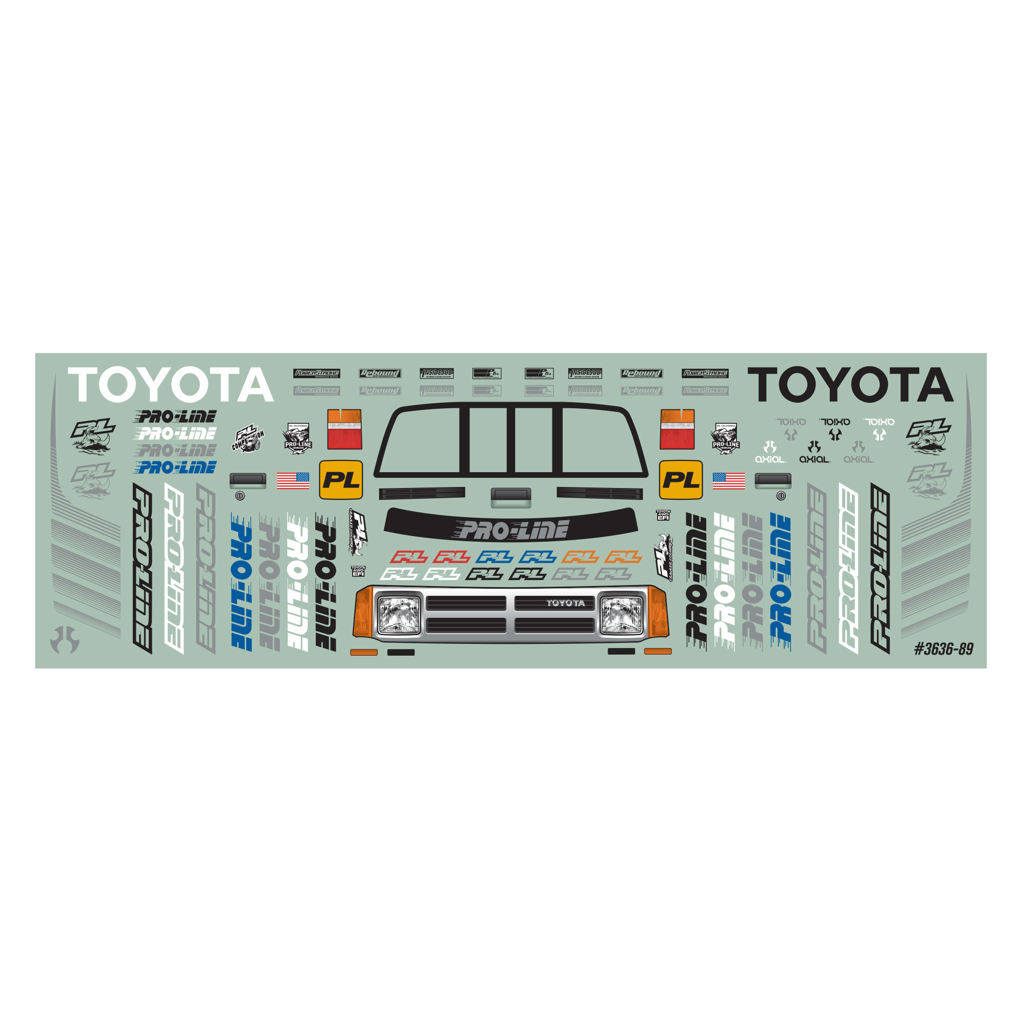 Pro-Line Racing 1985 Toyota HiLux SR5 Clear Body: SCX24