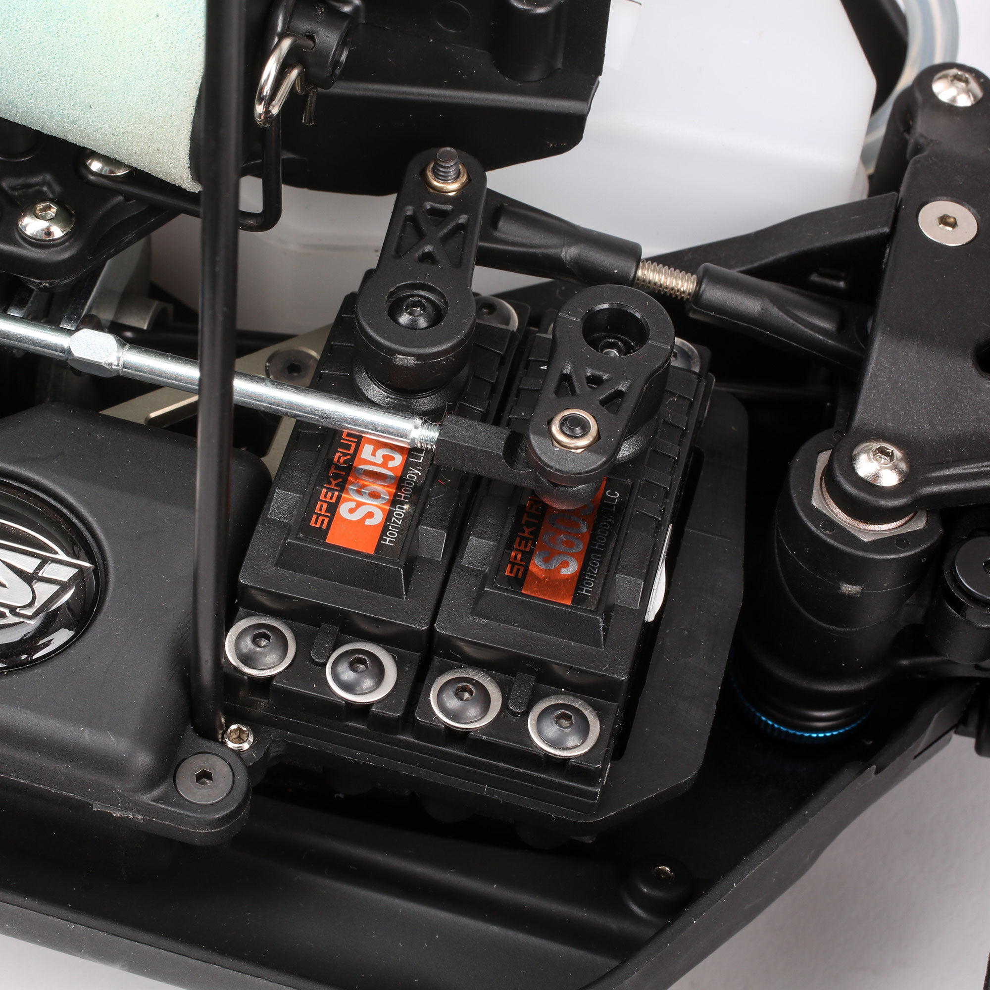 Losi 1/8 8IGHT 4WD Buggy Nitro RTR, Red/Yellow