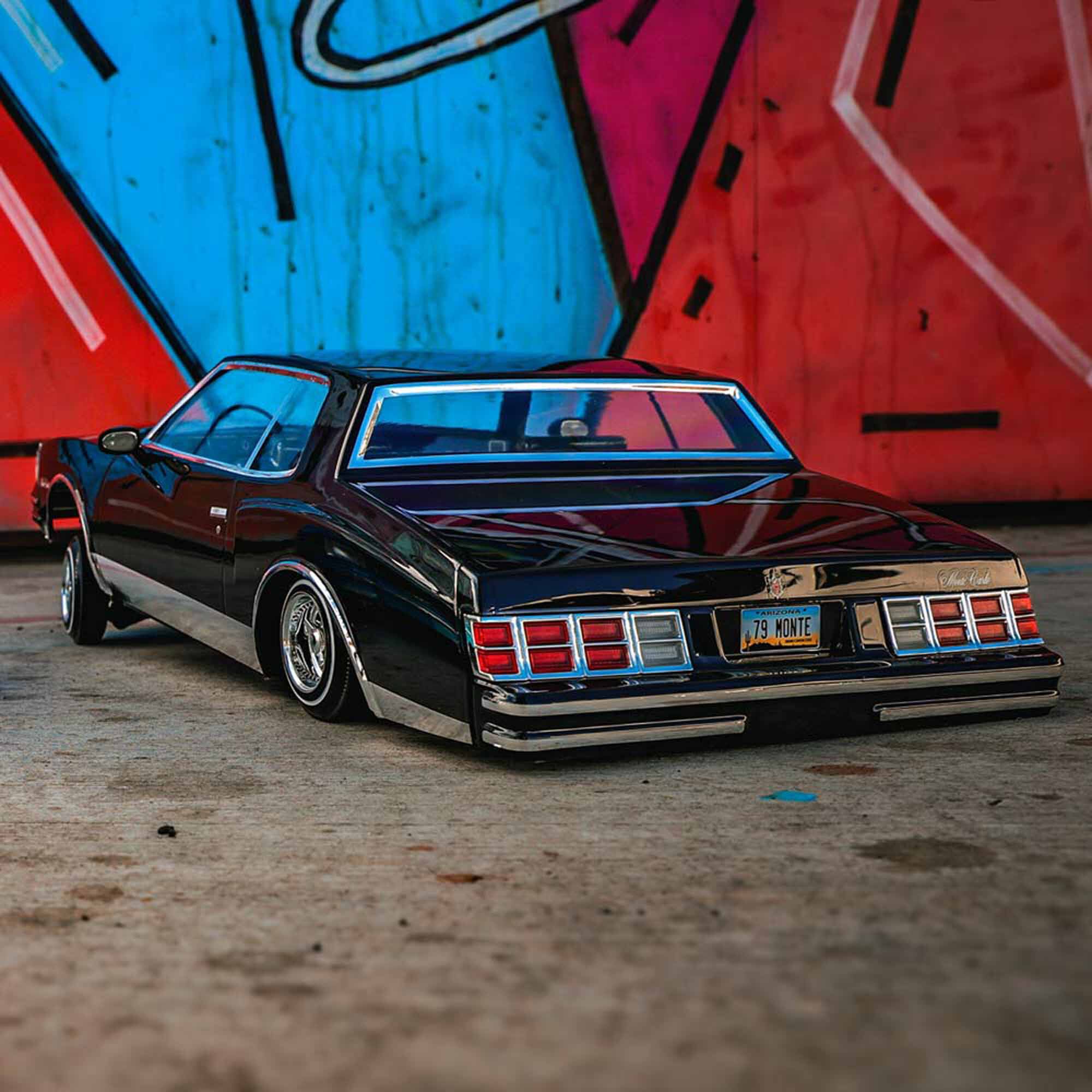 Redcat Racing 1/10 1979 Chevrolet Monte Carlo Lowrider RTR, Black