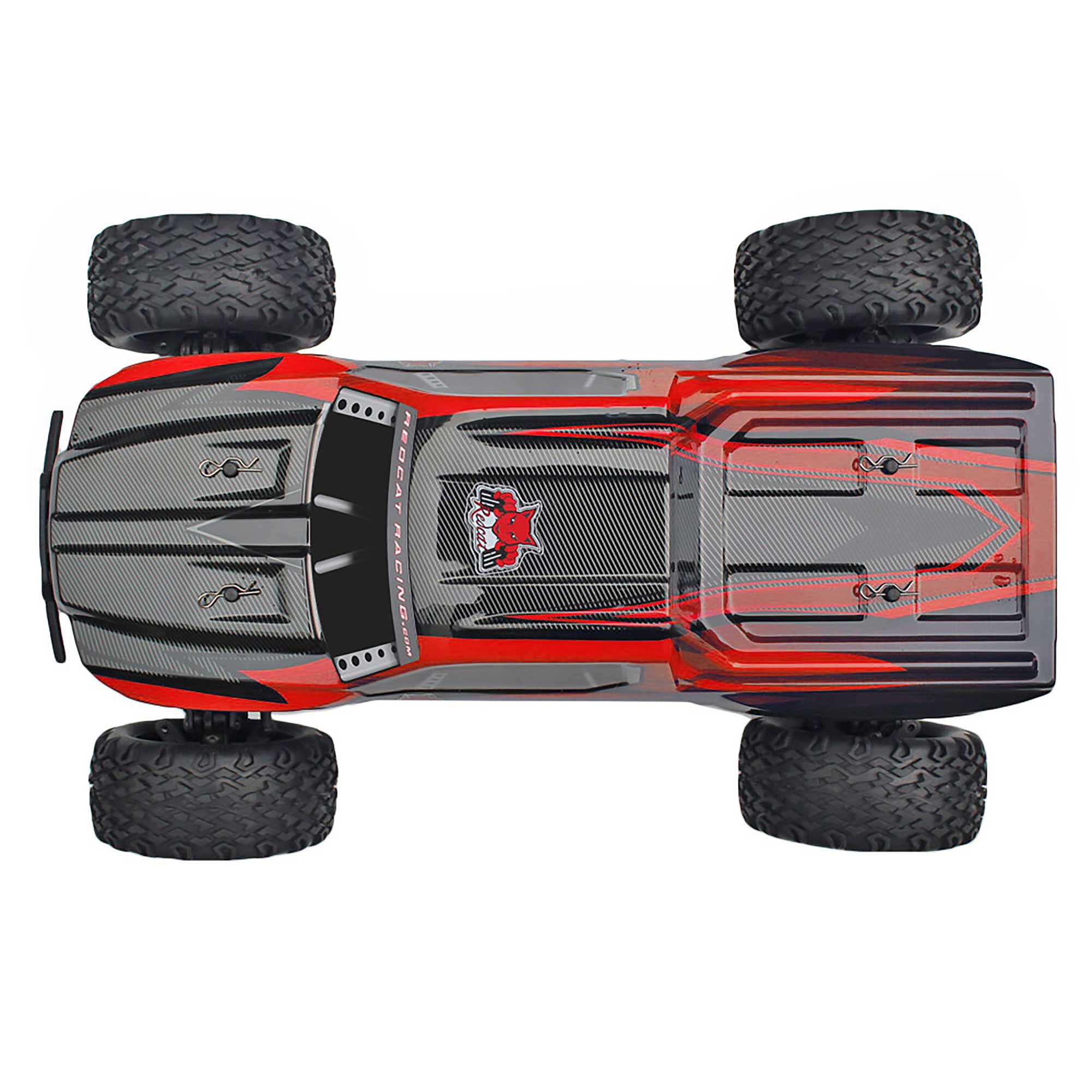 Redcat Racing 1/10 Blackout XTE 4WD Monster Truck Brushed RTR, Red