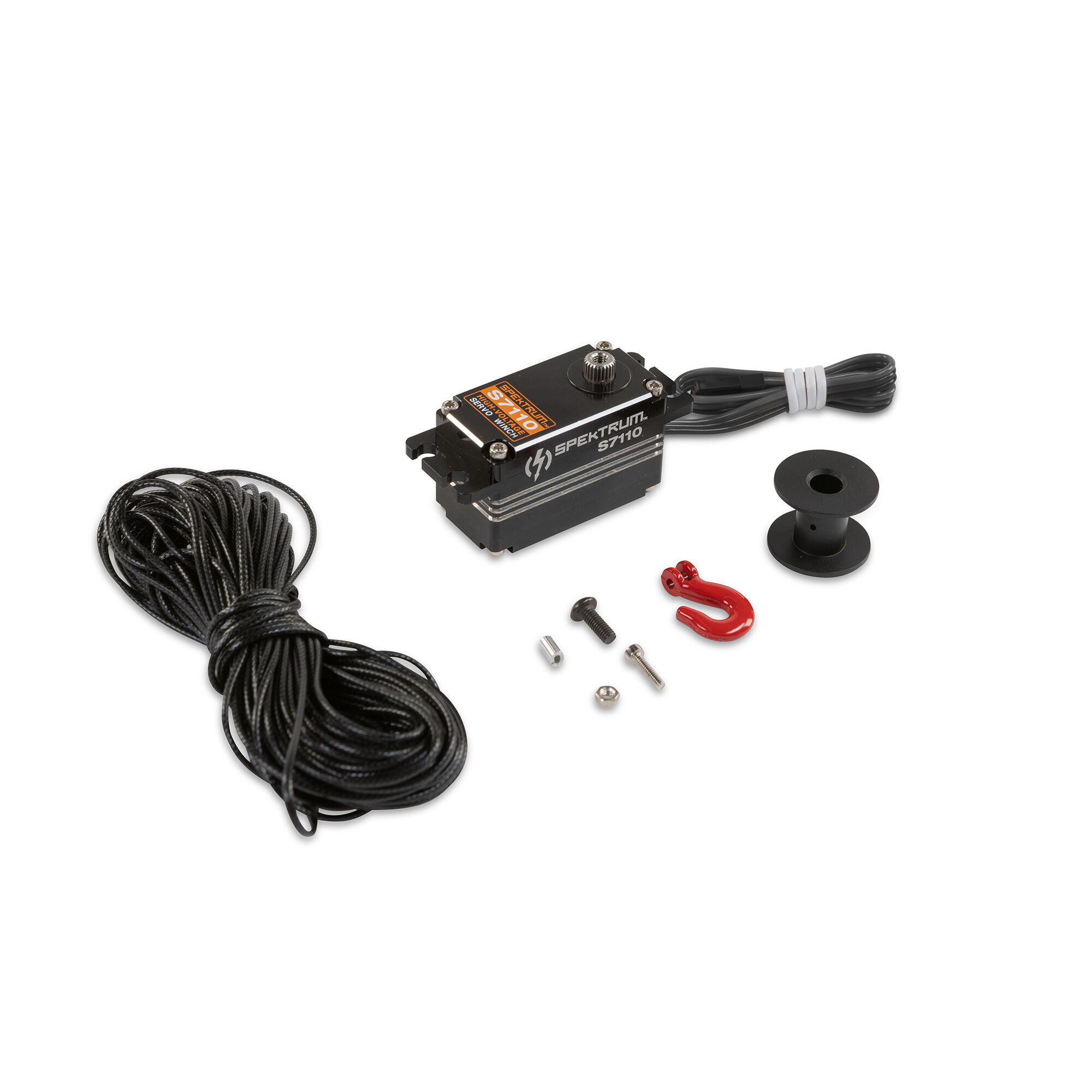 Spektrum S7110 Low Profile Servo Winch: 1/10 Rock Crawlers