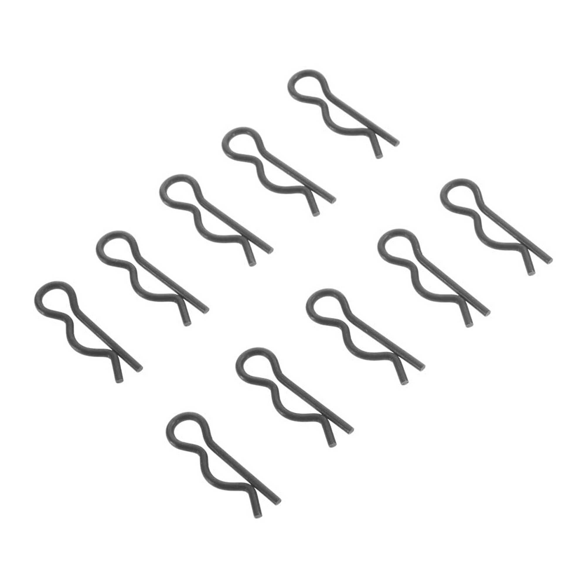 ARRMA Body Clip Large Black (10)