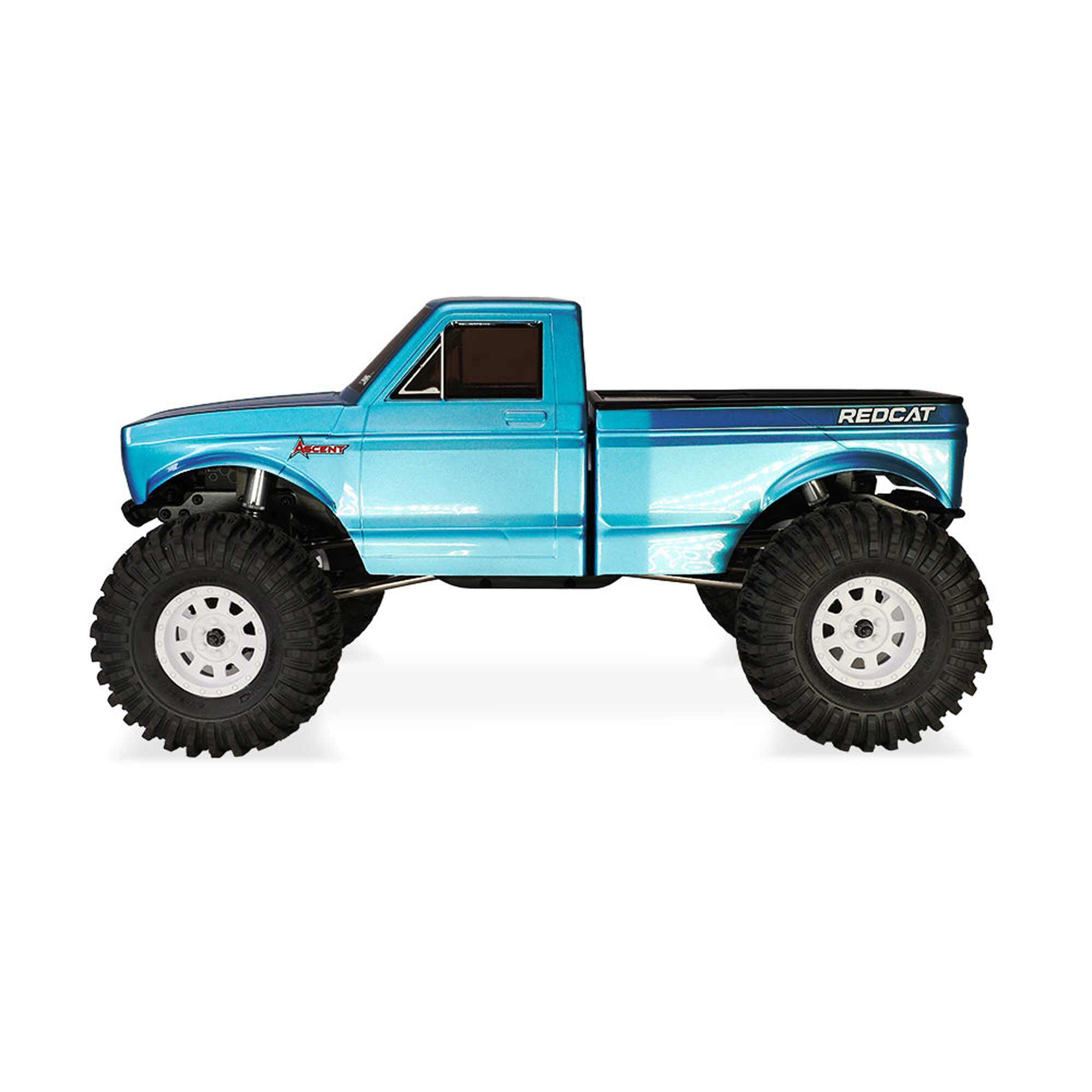 Redcat Racing 1/10 Ascent LCG Two-Piece Pinched & Dovetailed Body Rock Crawler RTR, Blue