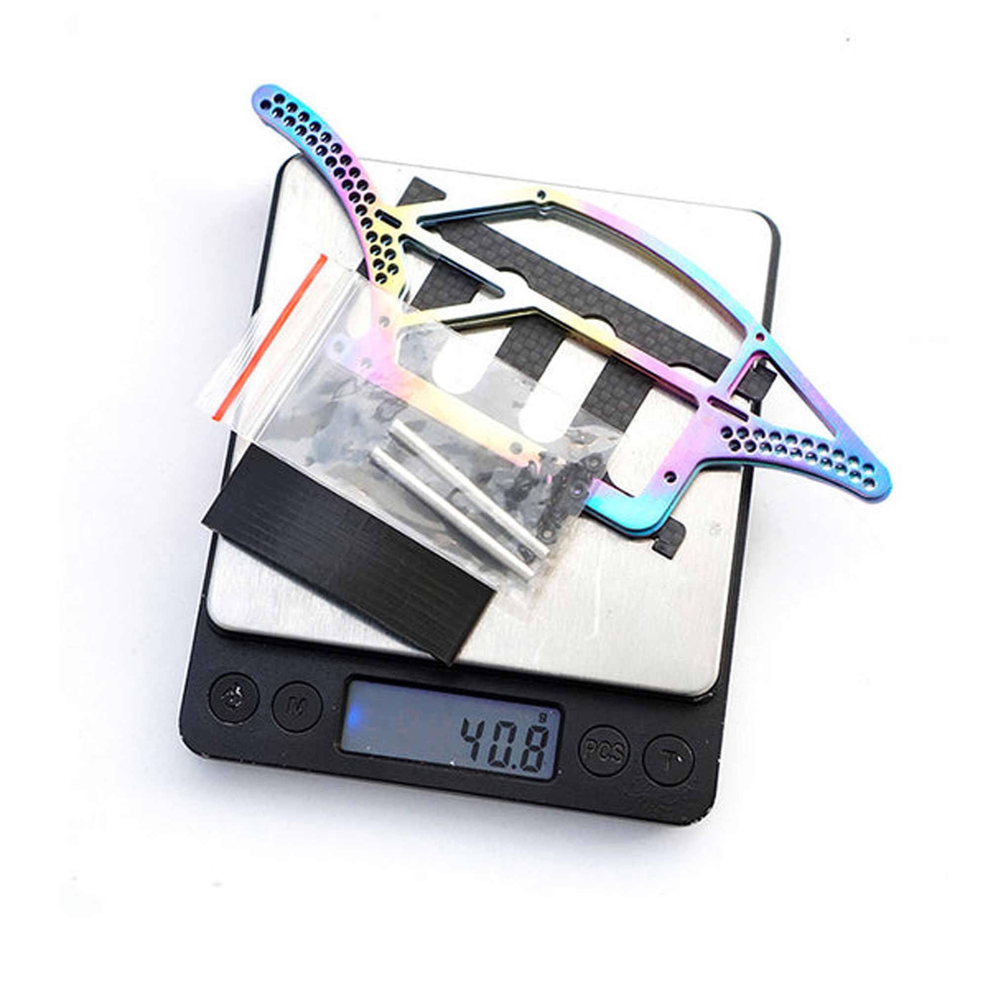 Furitek Bettle Titanium Comp Chassis, Rainbow: TRX-4M