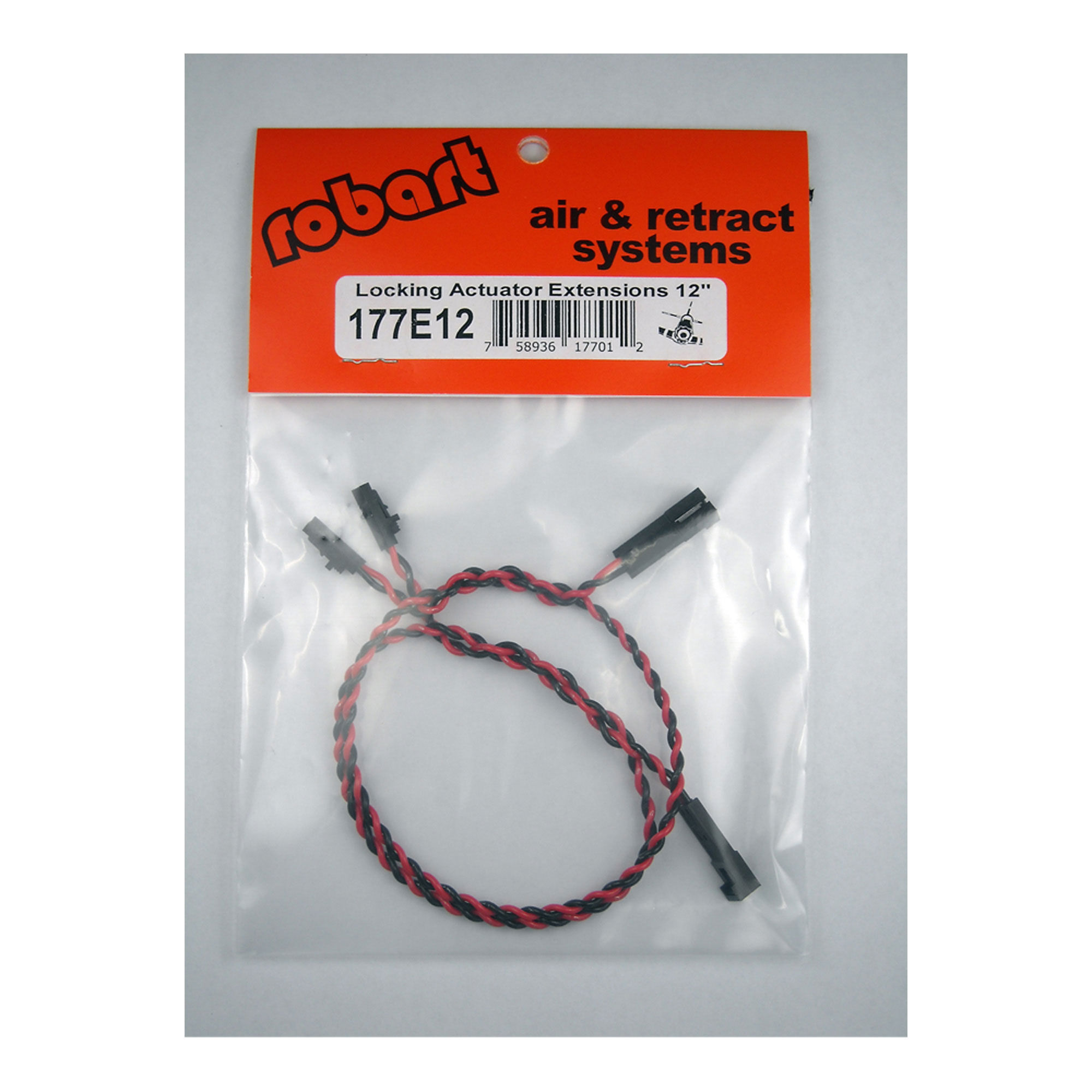 Robart Manufacturing Locking Actuator Extension: 12" (2)