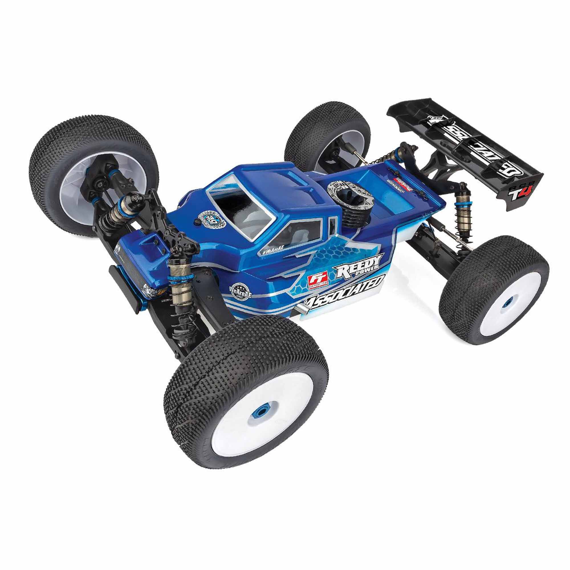 Team Associated 1/8 RC8T4 4x4 Nitro Truggy Team Kit, Gearbox Upgrade