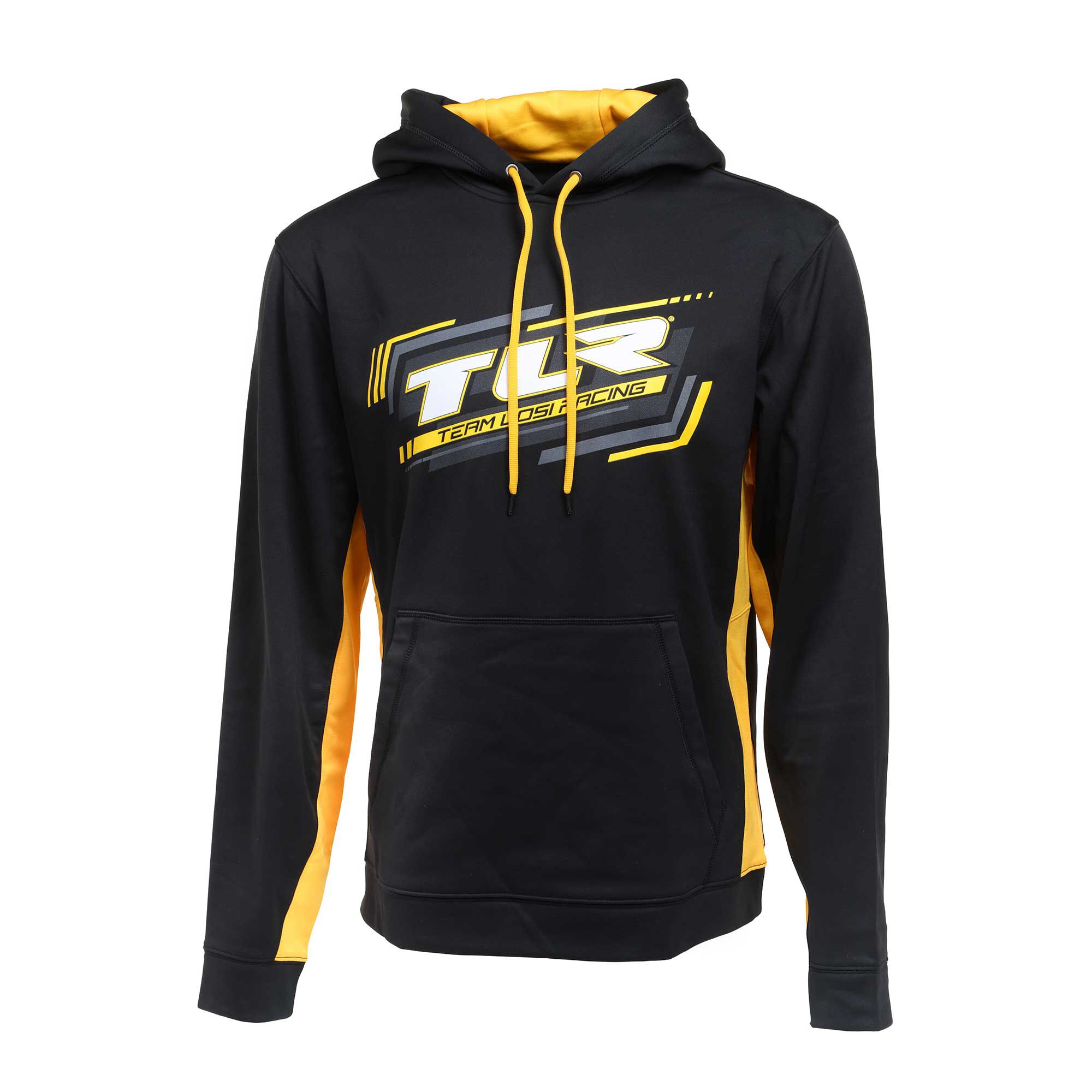 Team Losi Racing Black TLR Block Hoodie, Medium