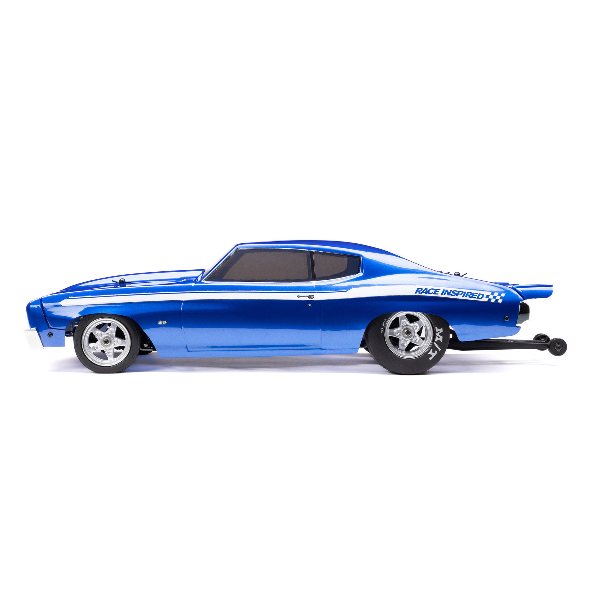 Losi 1/16 Mini 1970 Chevy Chevelle 2S 2WD RTR Brushless No Prep Drag Car (Battery & Charger Included), Blue