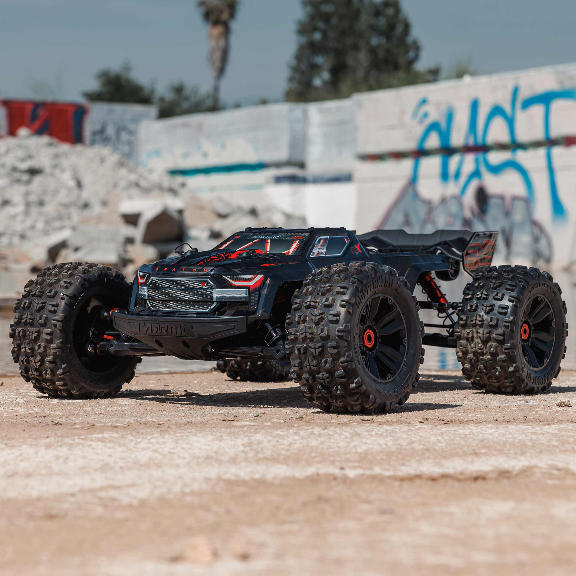 ARRMA 1/5 KRATON 8S EXB AVC 4X4 RTR Brushless Speed Truck, Black