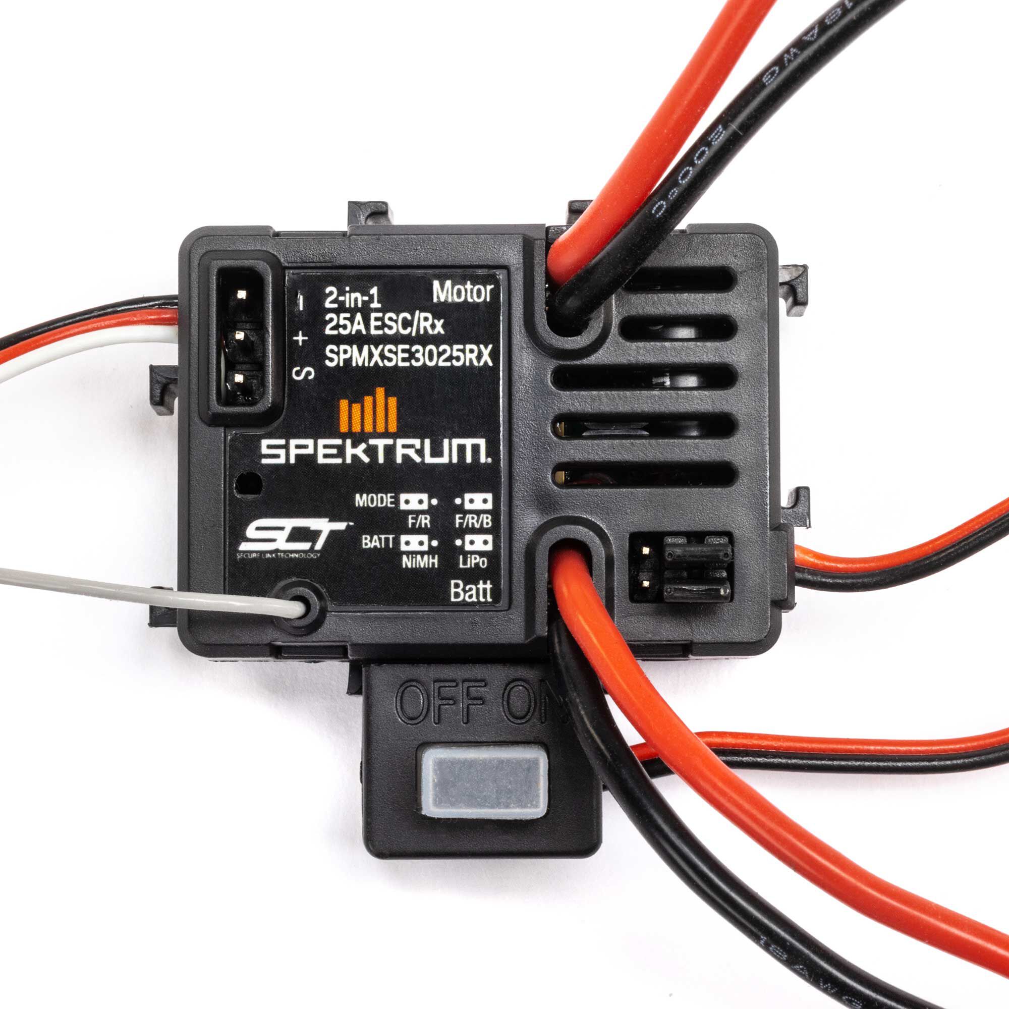 Spektrum Accessories SLT 25A 2-in-1 ESC / Receiver Combo, IC2: 1/16 & 1/18