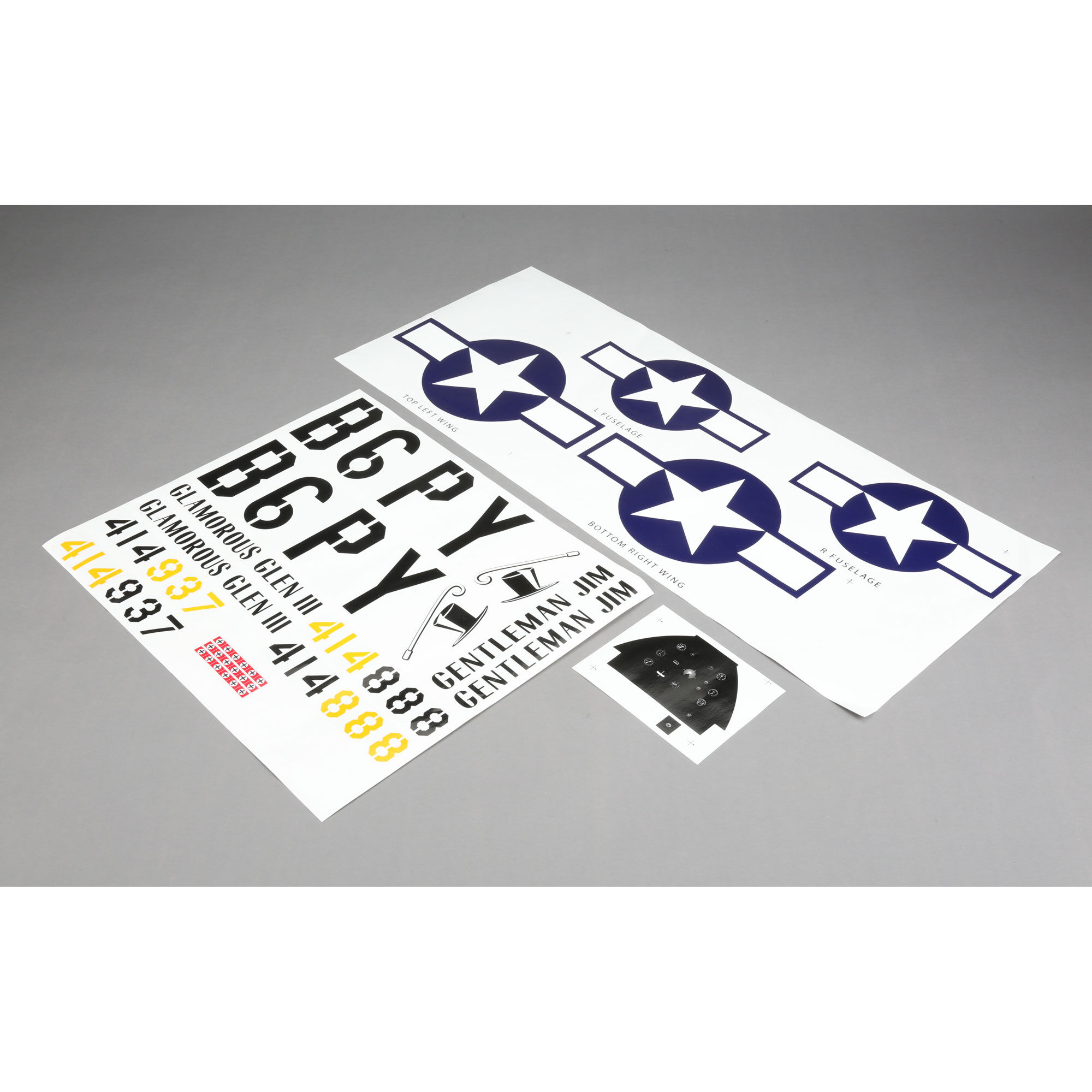 Hangar 9 Decal Sheet: P-51D 60cc