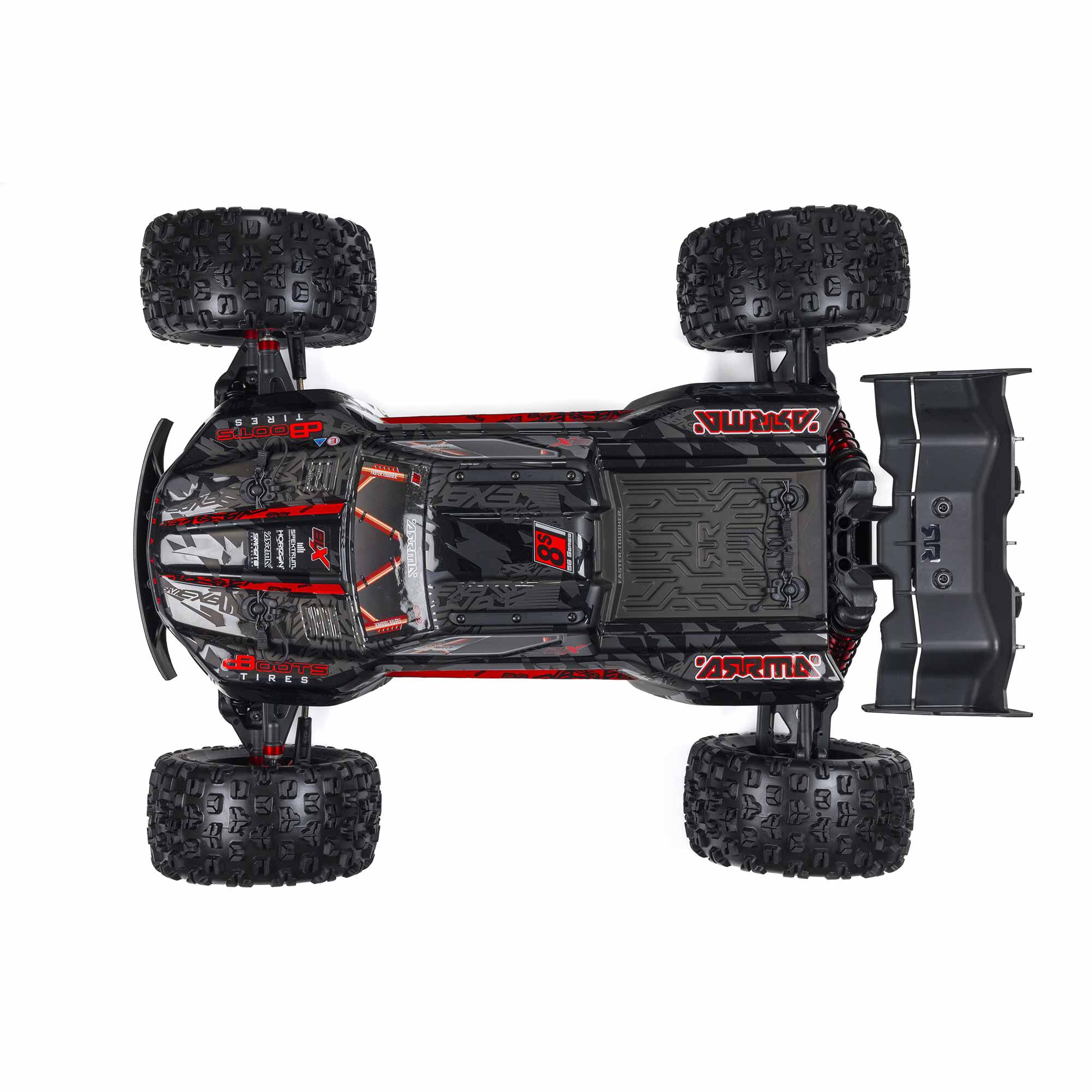 ARRMA 1/5 KRATON 8S EXB AVC 4X4 RTR Brushless Speed Truck, Black