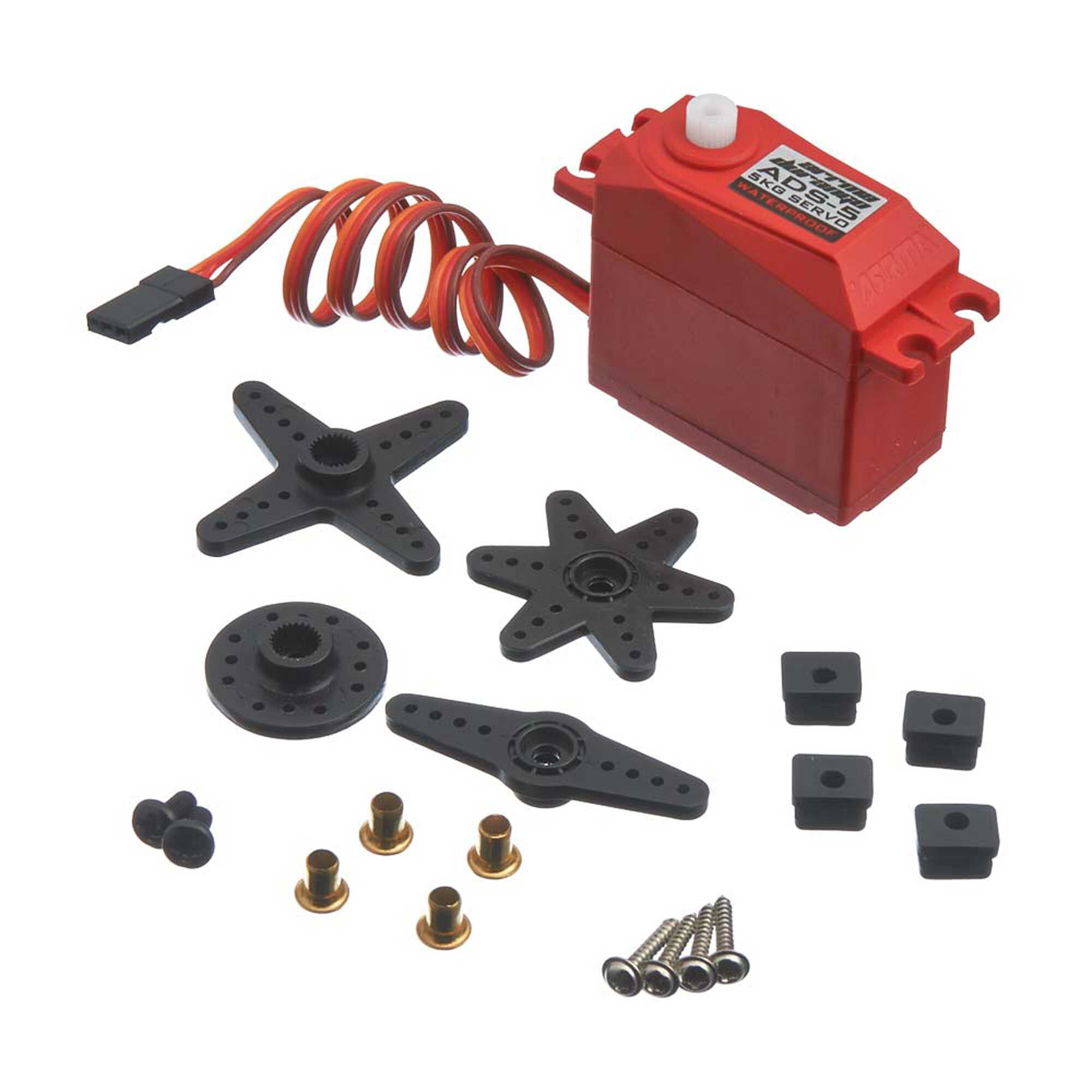 ARRMA ADS-5 V2 4.5kg Waterproof Servo, Red