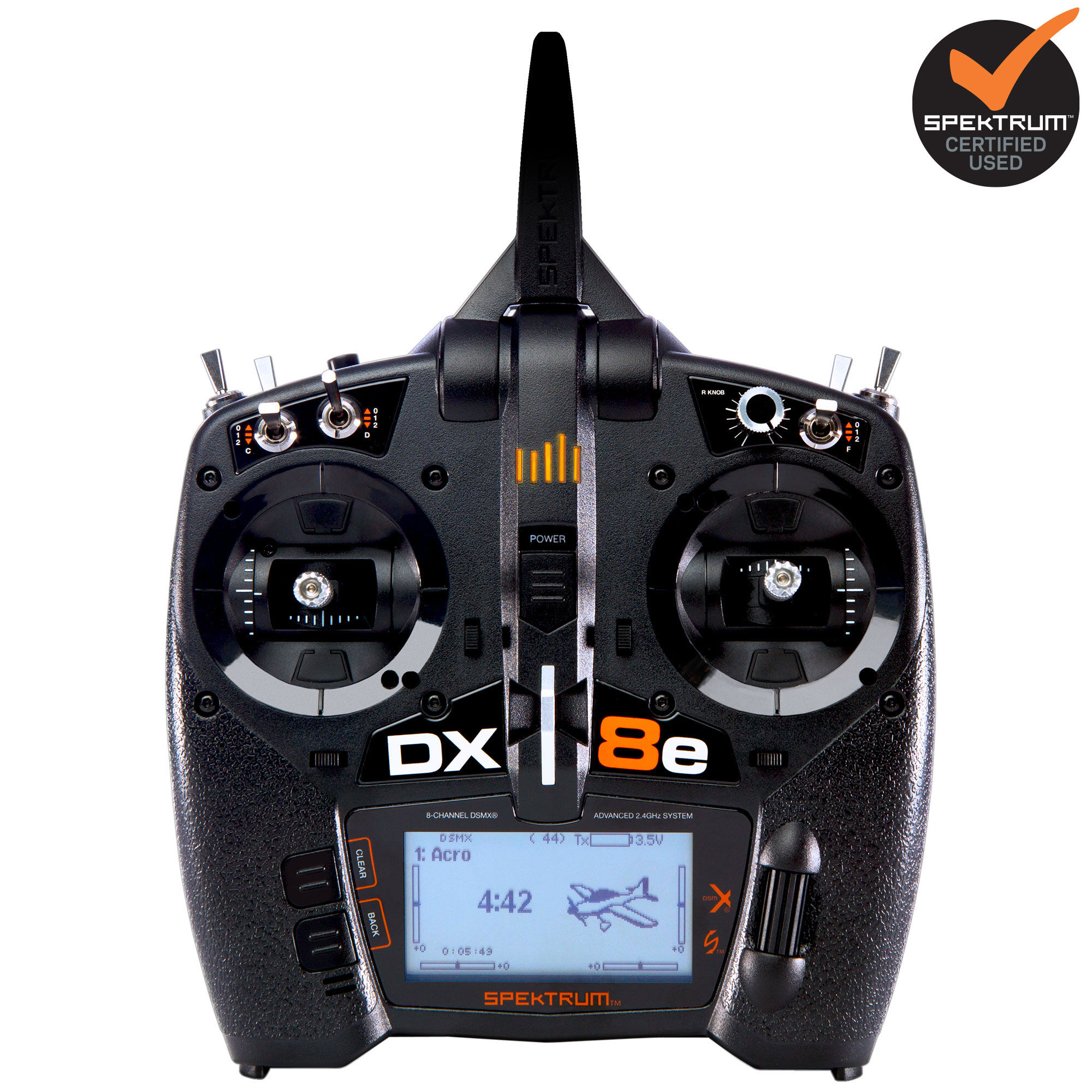 Spektrum DX8e 8-Channel DSMX Spektrum Certified Transmitter Only