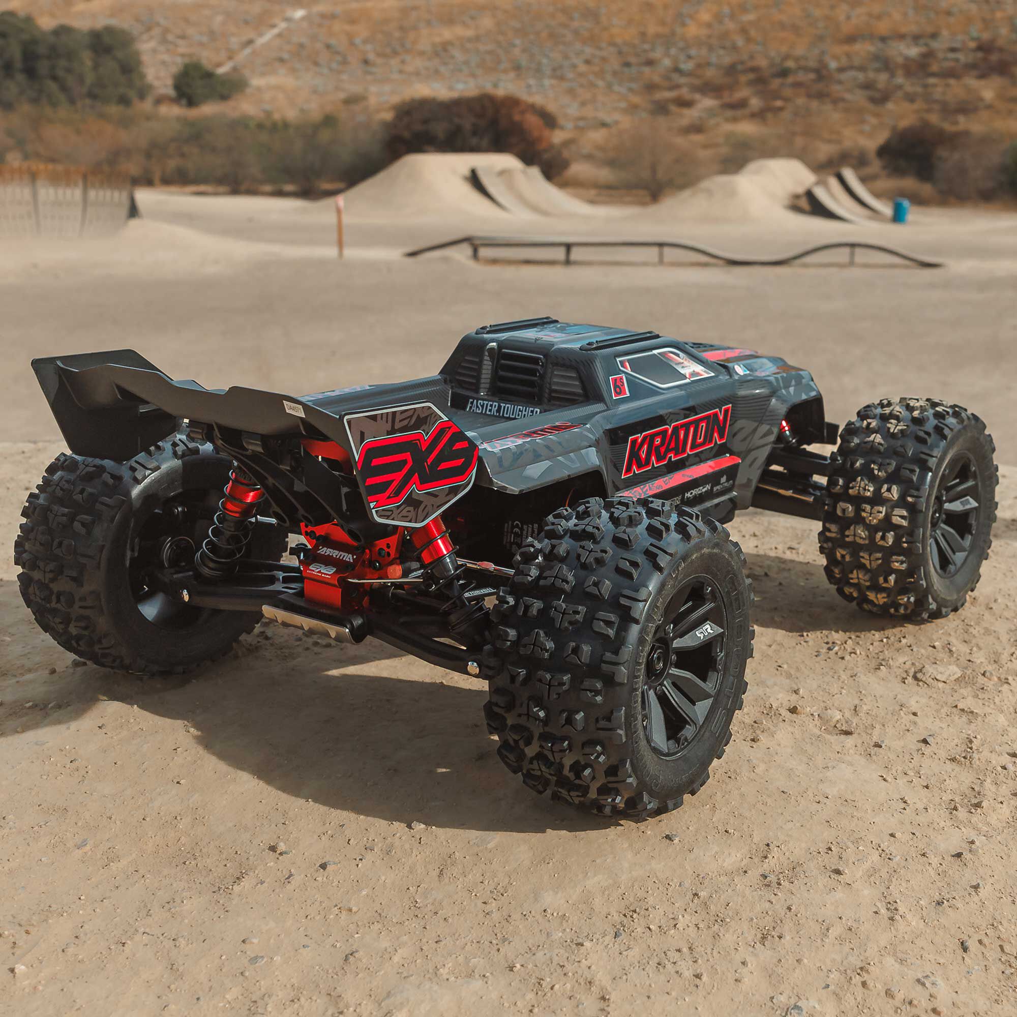ARRMA 1/8 KRATON 6S EXB 4X4 RTR Brushless Speed Truck, BLACK