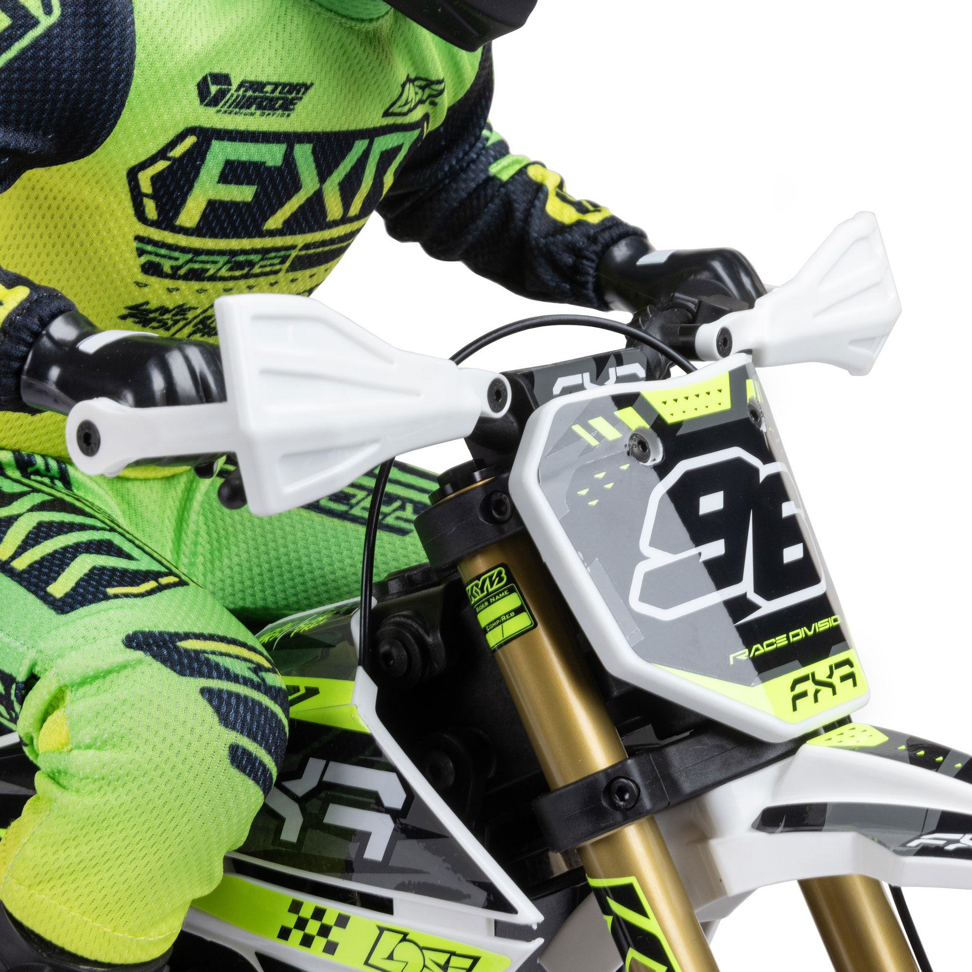 Losi 1/4 Promoto-SM FXR Supermoto Motorcycle RTR (Battery and Charger Included), White