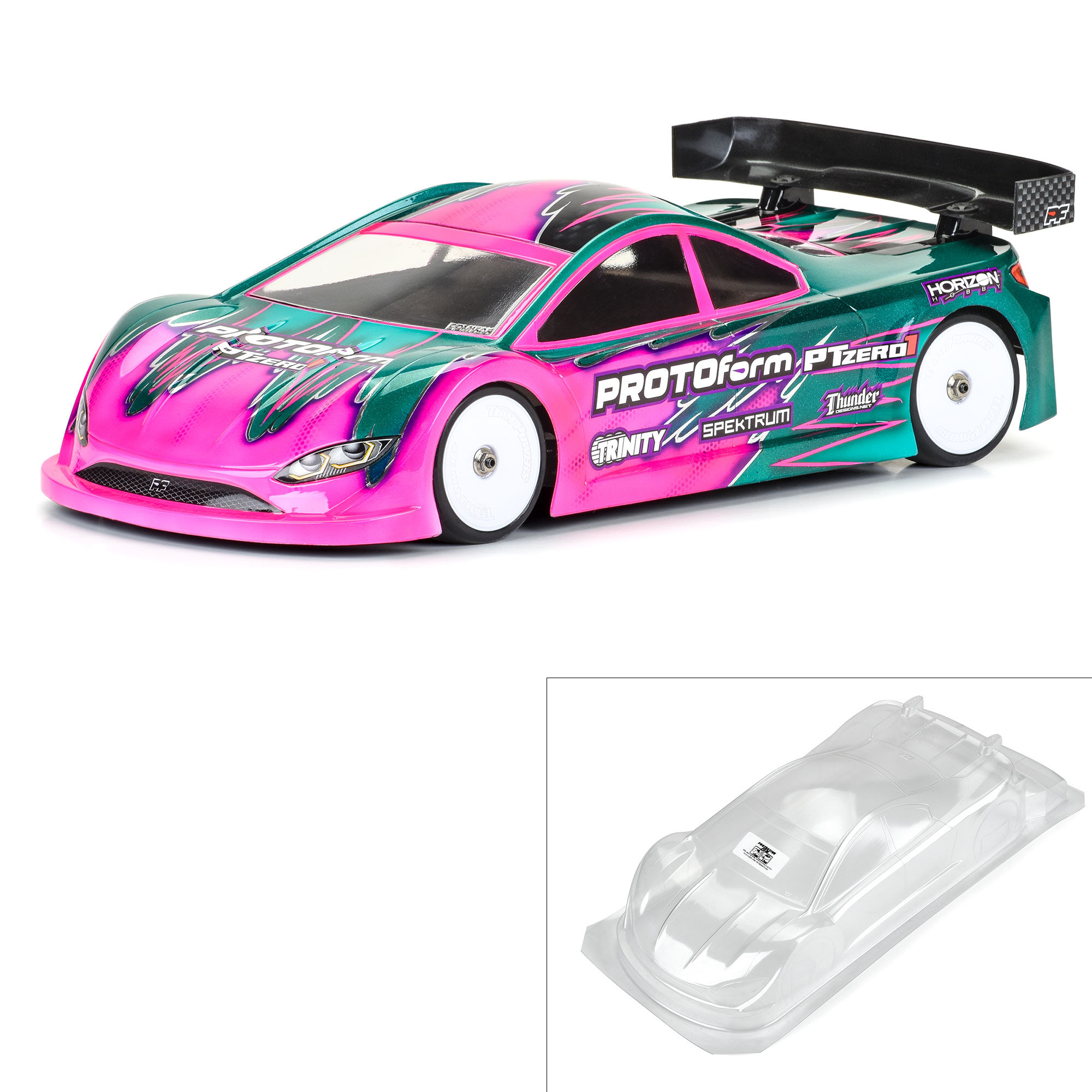 Pro-Line Racing 1/10 PTzero1 PRO-Lite (0.5mm) Clear Body for 190mm TC