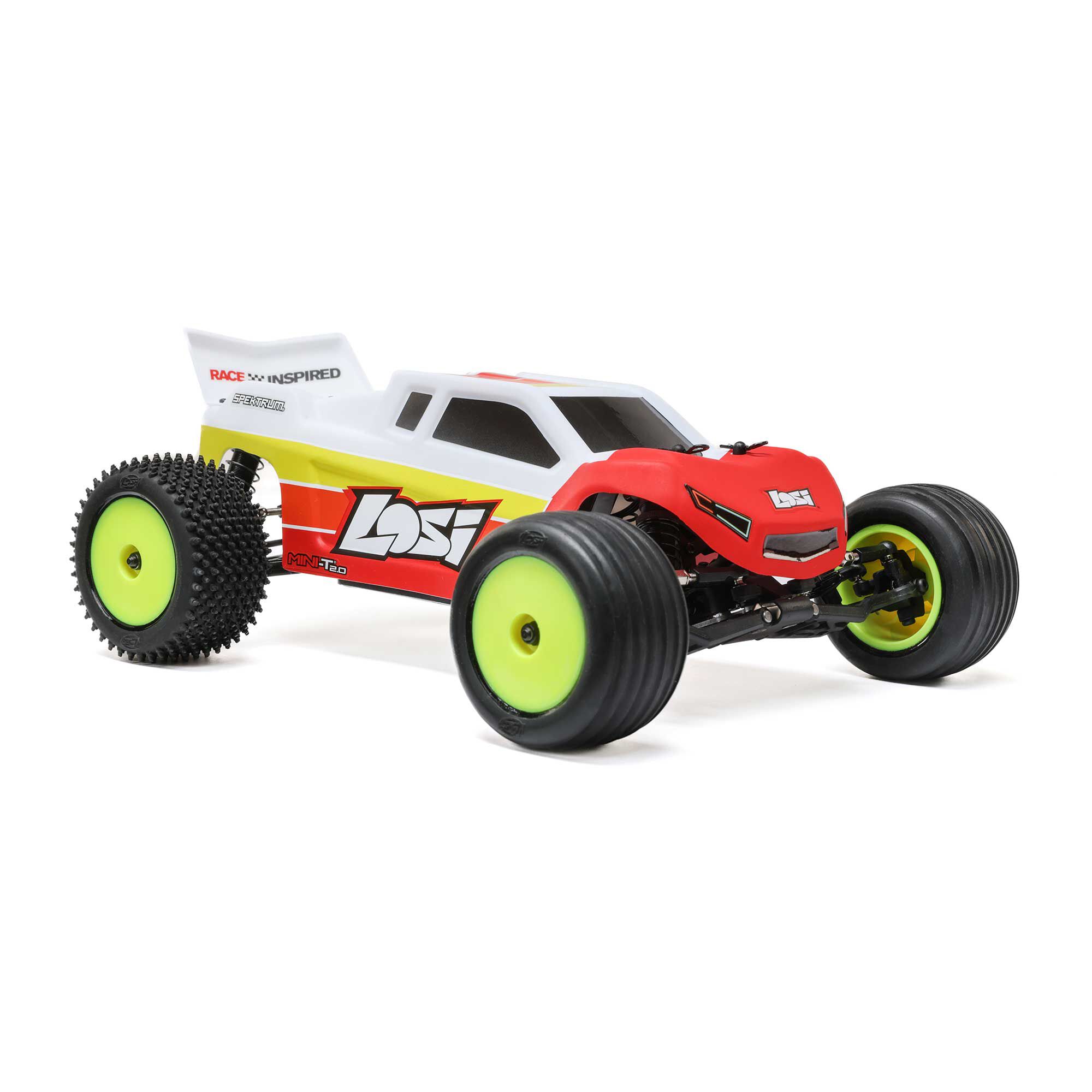 Losi 1/18 Mini-T 2.0 2S 2WD RTR Brushless Stadium Truck (Battery & Charger included) Red