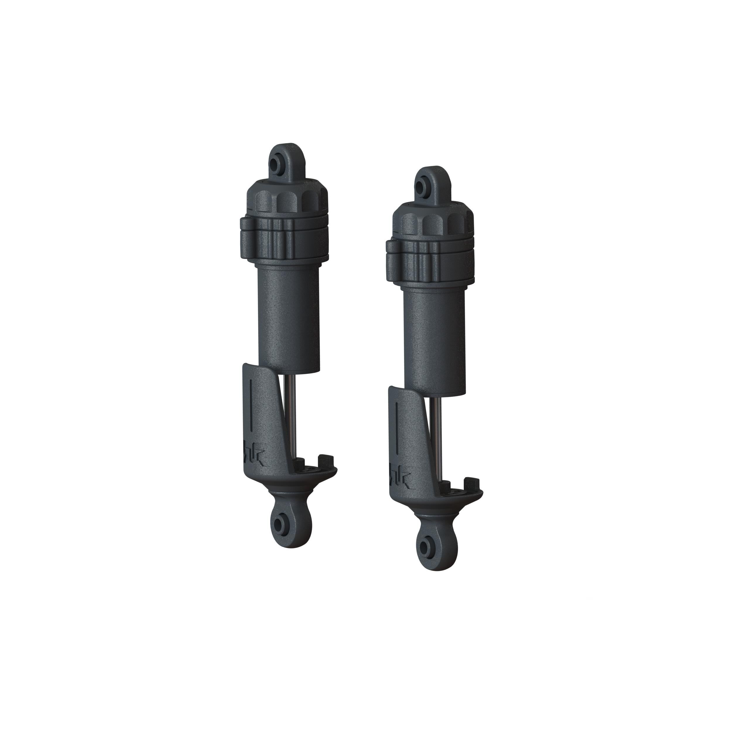 ARRMA Shock Set 11mm Bore, 87mm Length, 2x1.3mm Piston, TBC cSt Oil