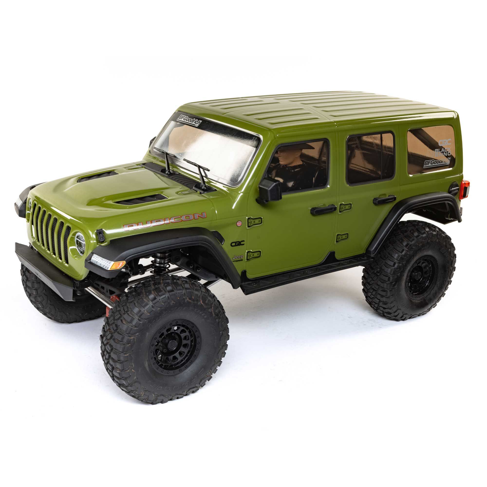 Axial 1/6 SCX6 Jeep JLU Wrangler 4X4 RTR Brushed Rock Crawler, Green