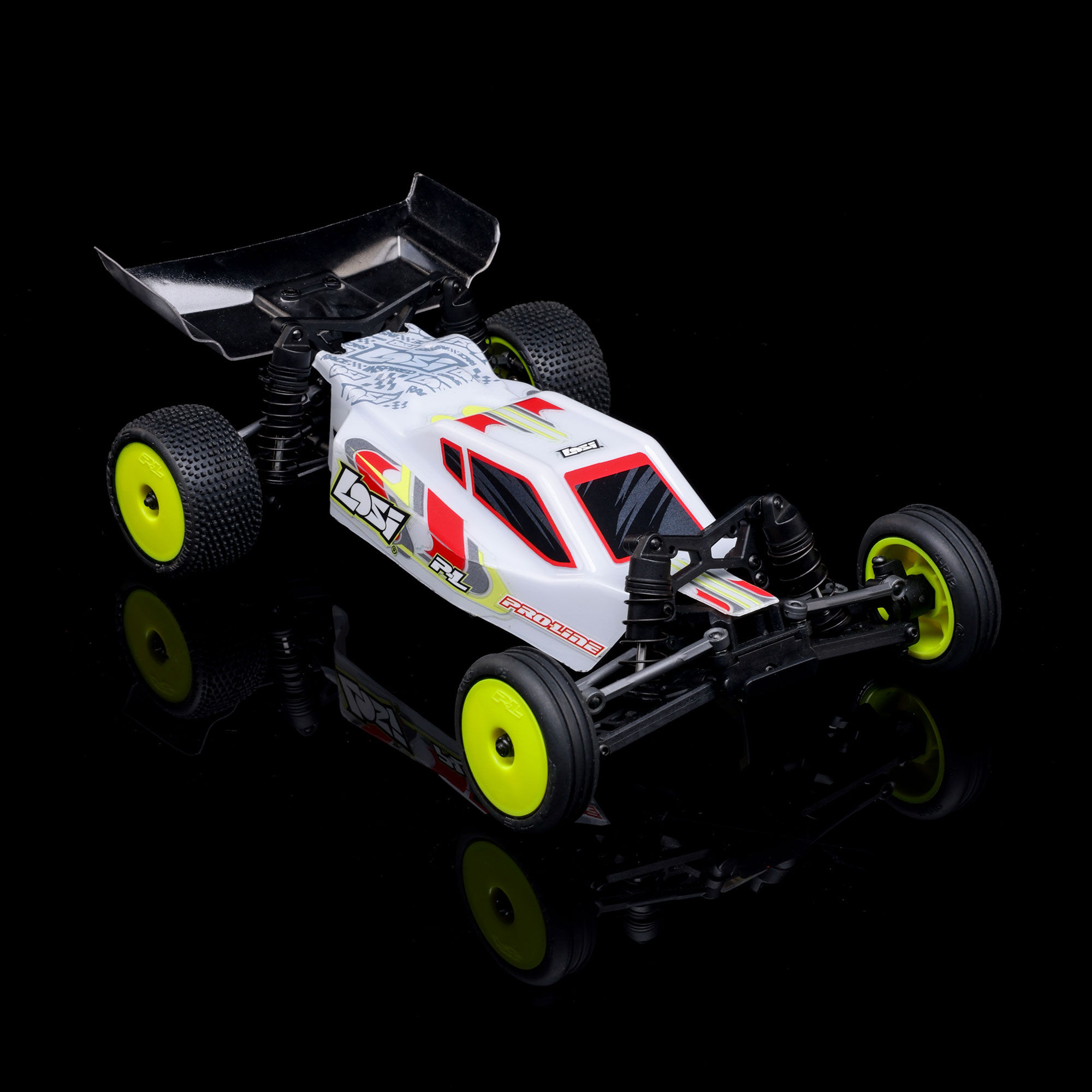 Losi 1/24 Micro-B 2S 2WD RTR Race Buggy (Battery & Charger Included), White