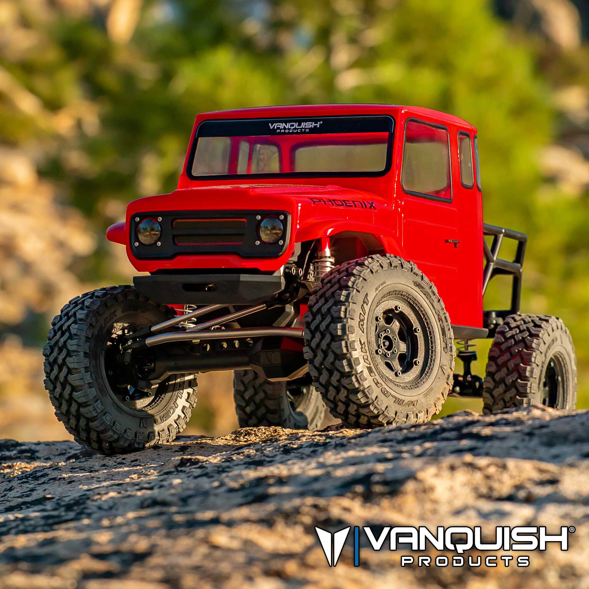 Vanquish Products 1/10 VS4-10 Phoenix Rock Crawler RTR, Red
